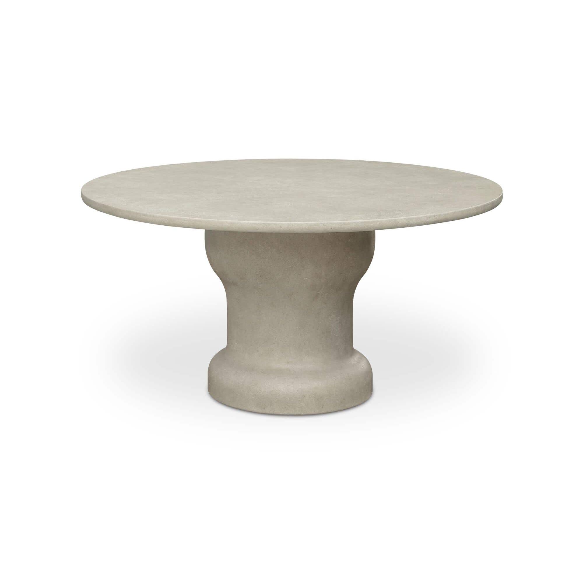 Moe's Home Magnolia Outdoor Dining Table Cream - Image 1
