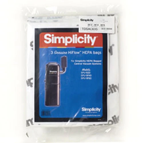 Central Vacuum HEPA Media Bag – All Models