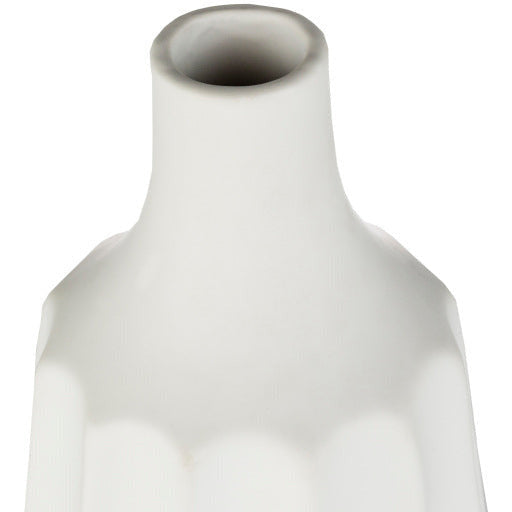 Surya Santino Collection Modern Set of 3 White Ceramic Vases SIO-002 - Image 2
