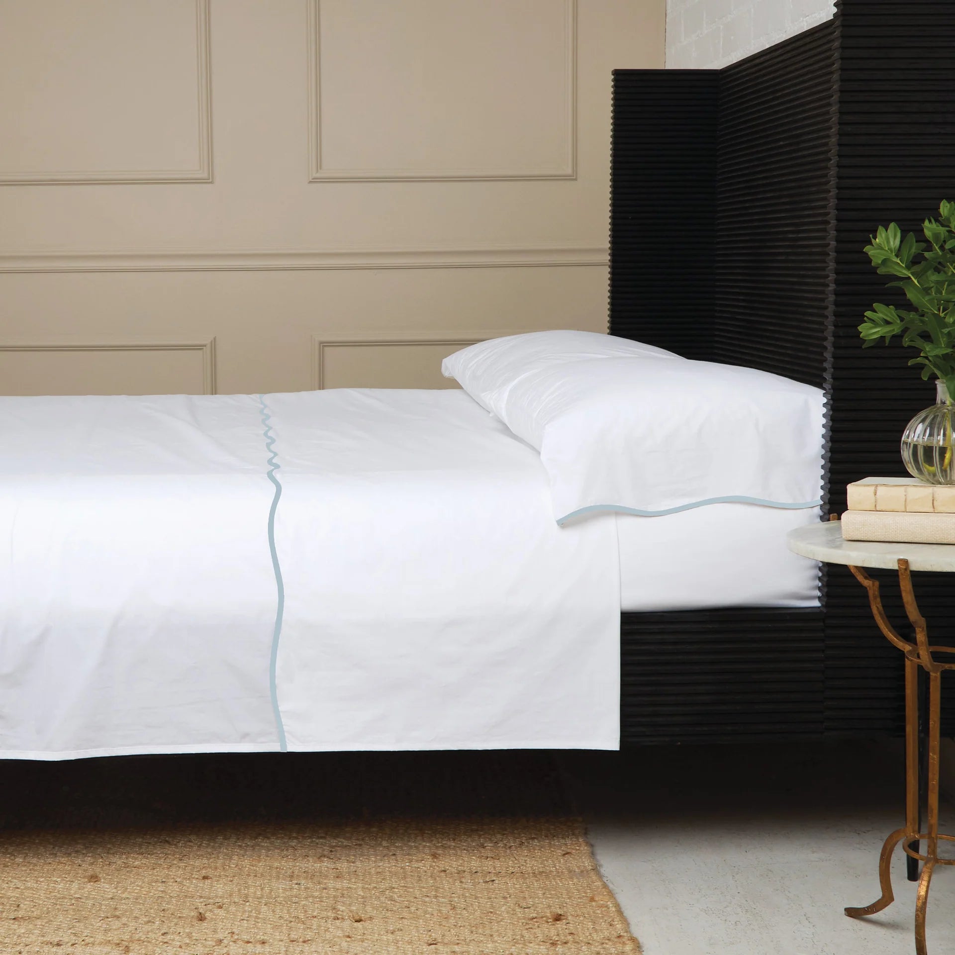 Pom Pom at Home Skylar Cotton Percale Sheet Set ~ Available in Twin, Queen, King and California King Sizes - Image 2