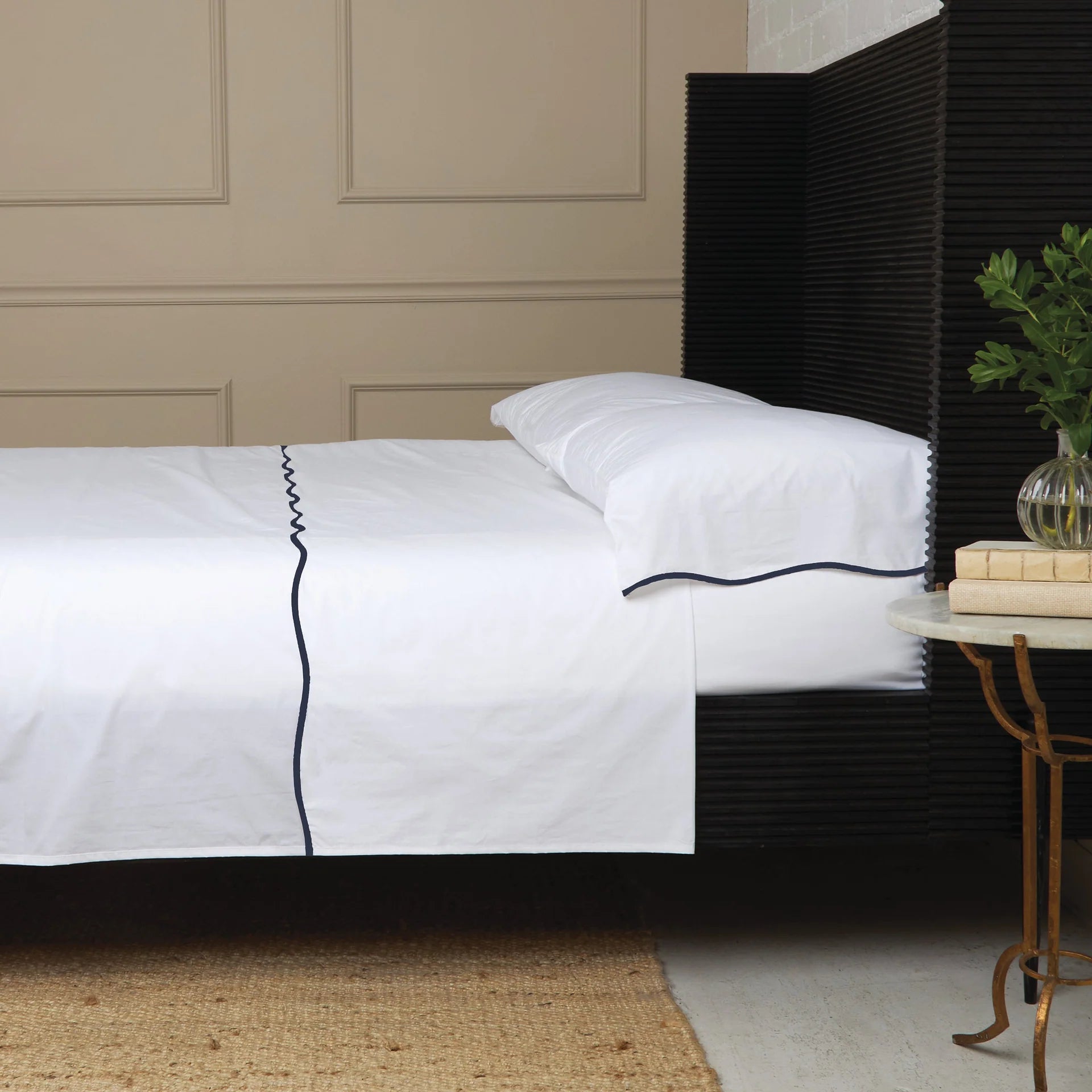 Pom Pom at Home Skylar Cotton Percale Sheet Set ~ Available in Twin, Queen, King and California King Sizes