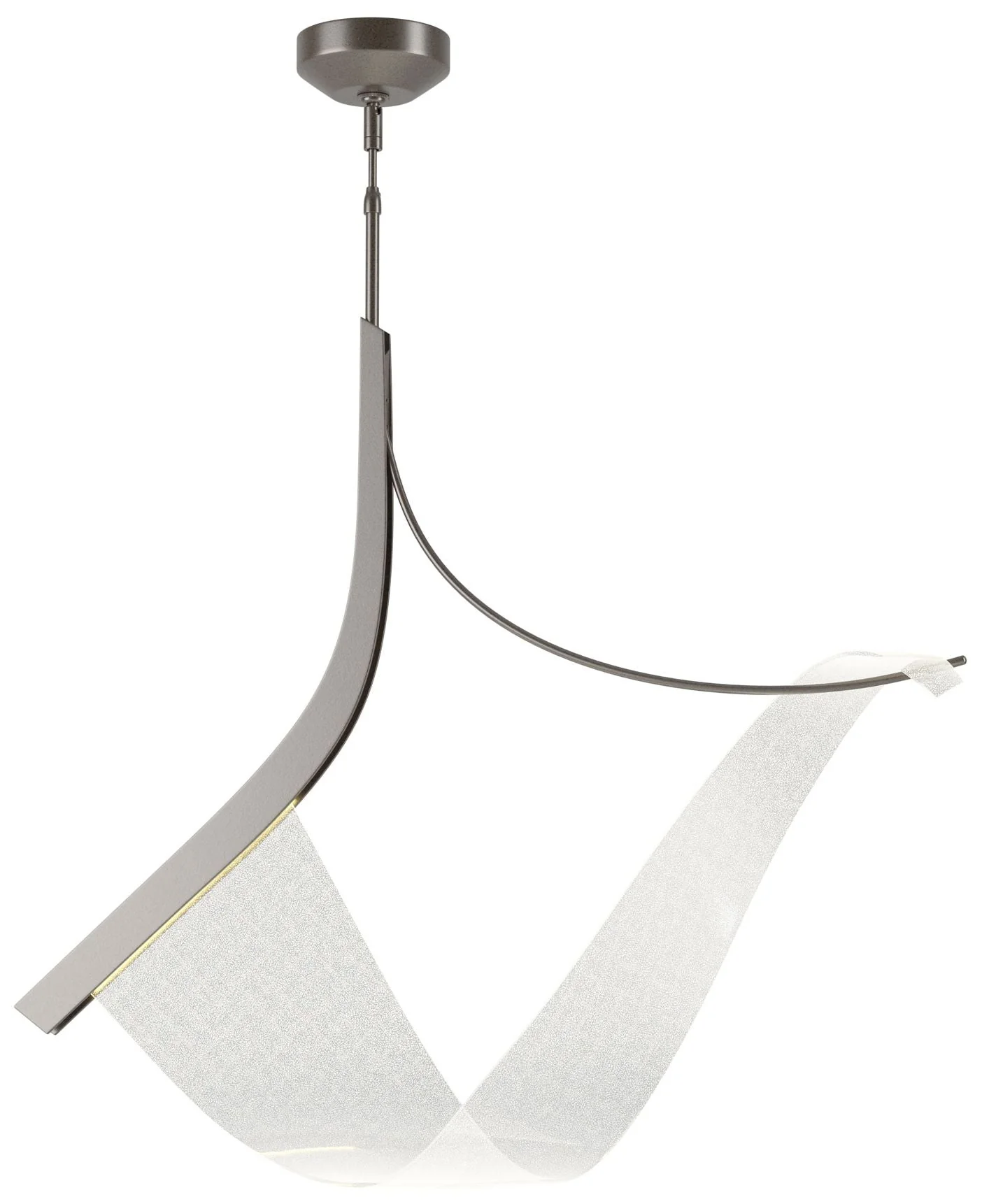 Sling 34.2" Wide Bronze Pendant - Image 1