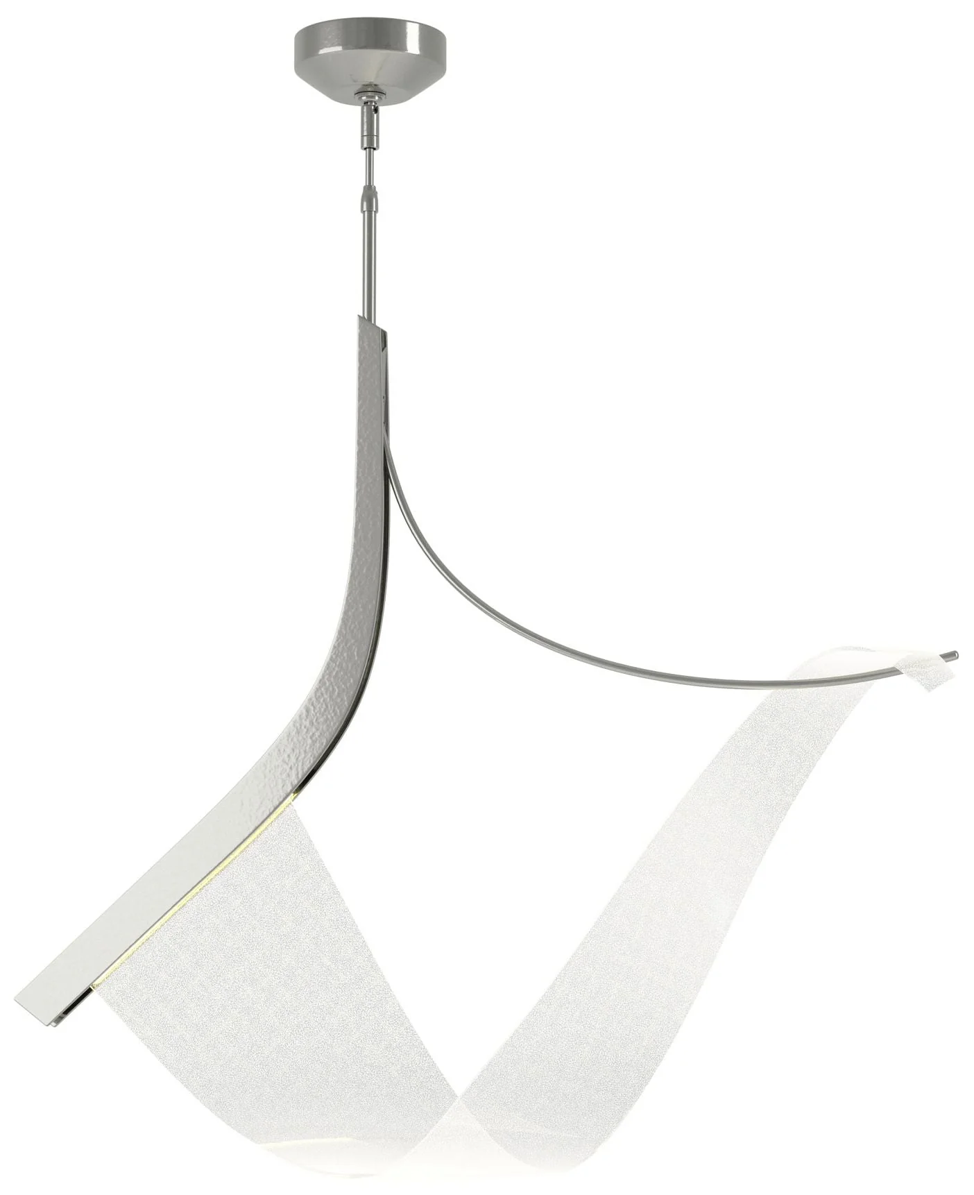 Sling 34.2" Wide Sterling Pendant - Image 1