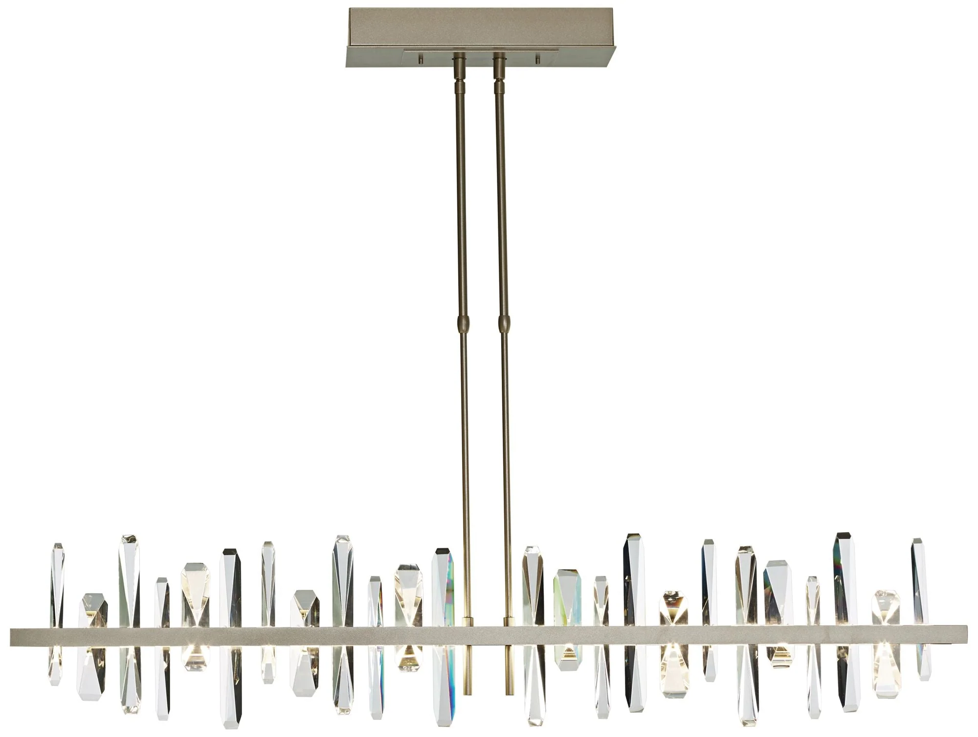 Solitude 51.9" Wide Large Soft Gold LED Pendant - Image 2