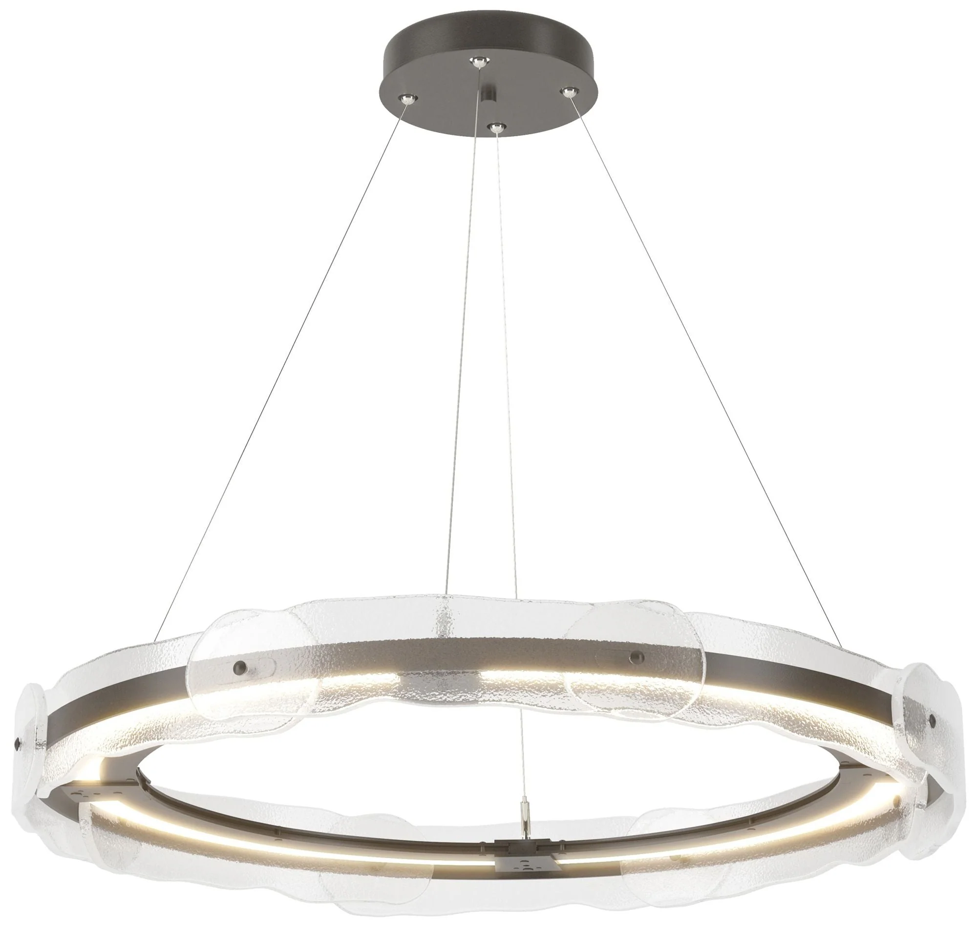 Solstice LED Pendant - Dark Smoke - Clear - Image 1
