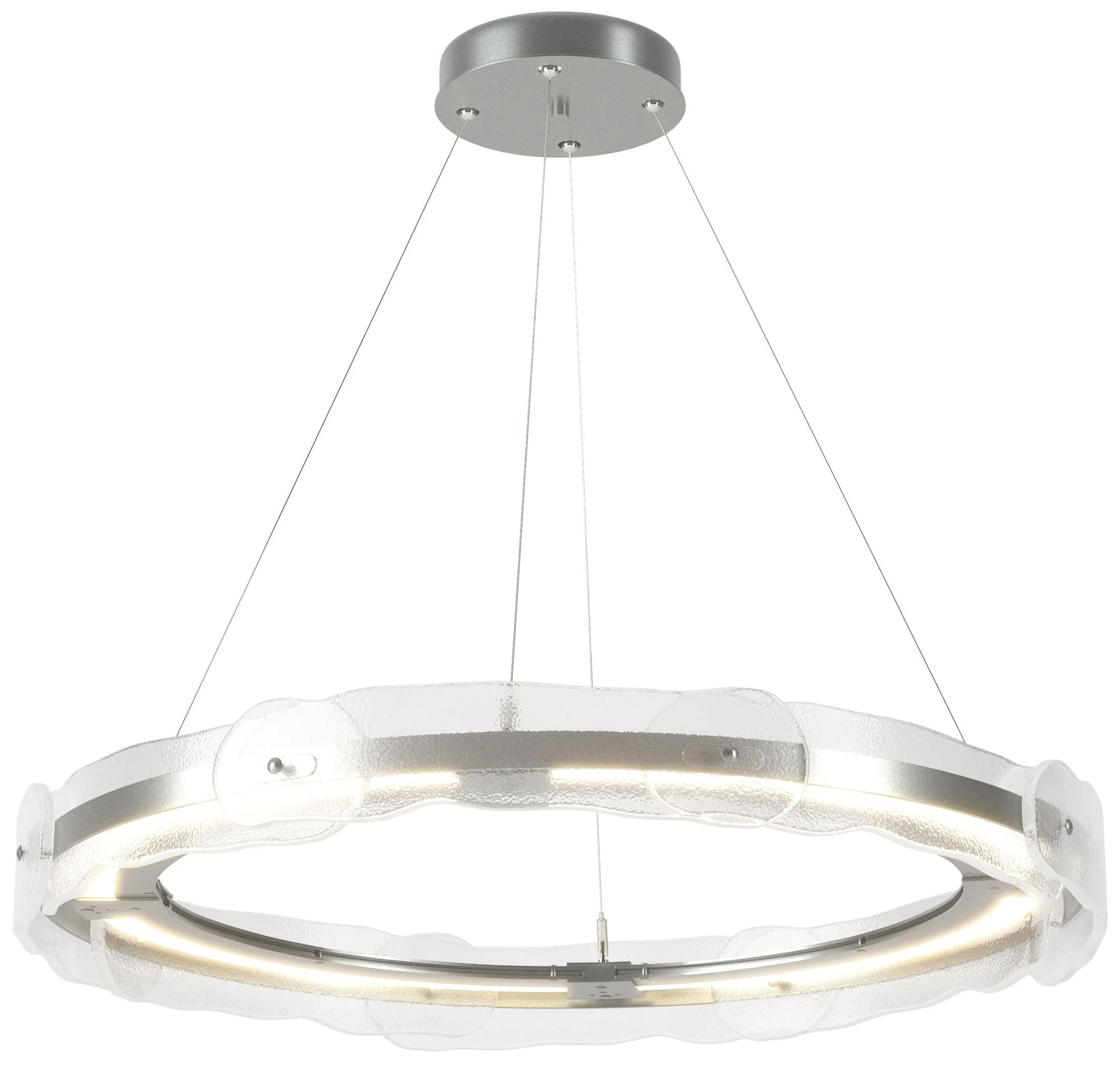Solstice LED Pendant - Platinum - Clear - Image 1