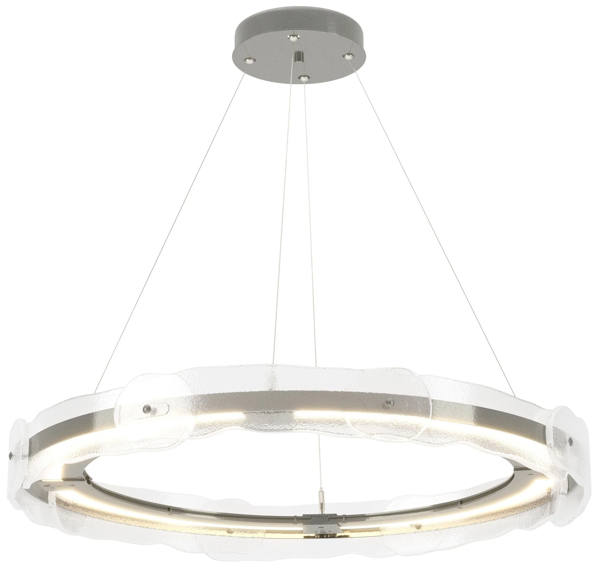 Solstice LED Pendant - Sterling - Clear - Image 1