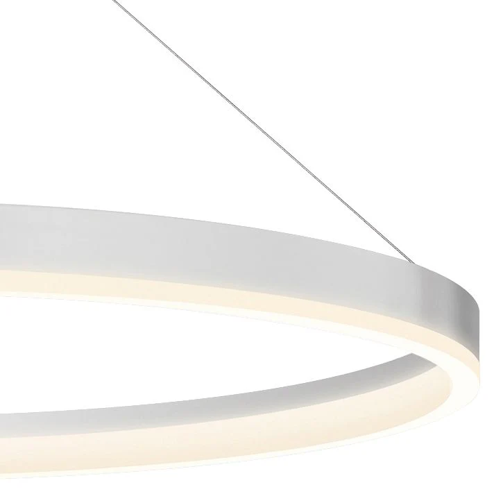 Sonneman Corona 31 1/2"W Satin Aluminum LED Pendant Light - Image 3