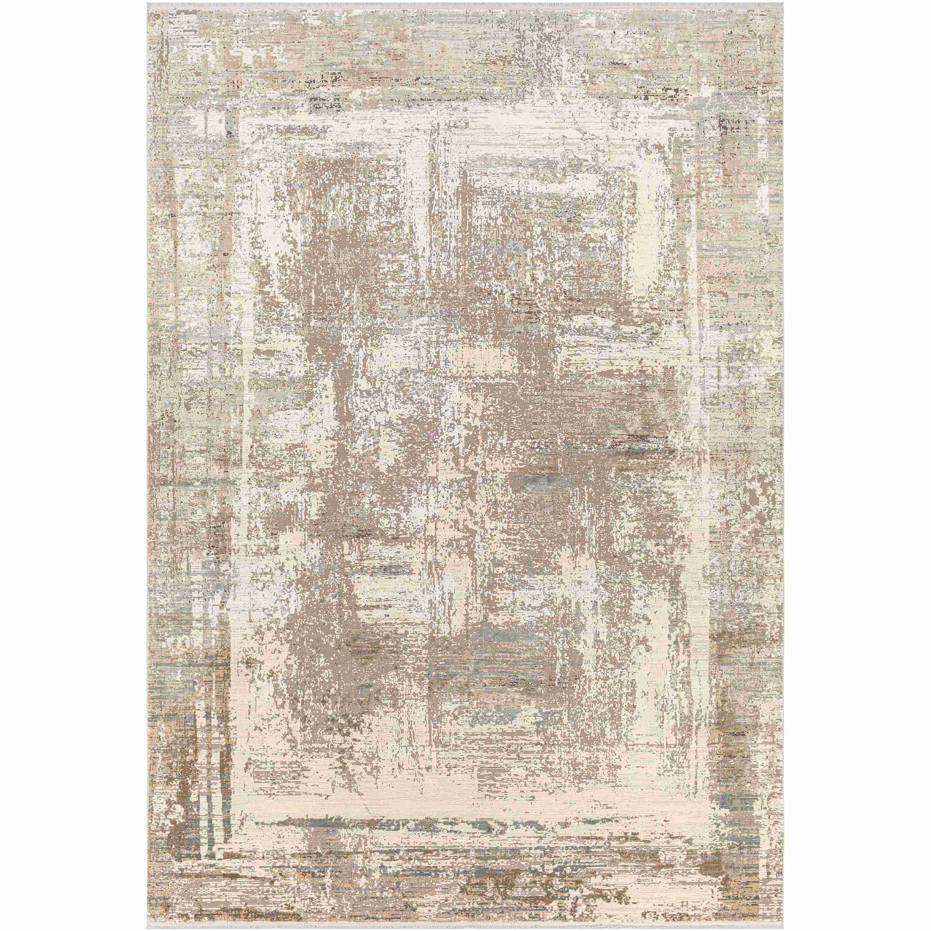 Surya Rugs Solar Collection Cream, Taupe, Gray, Brown, Tan & Light Gray Area Rug  SOR-2317 - Image 1