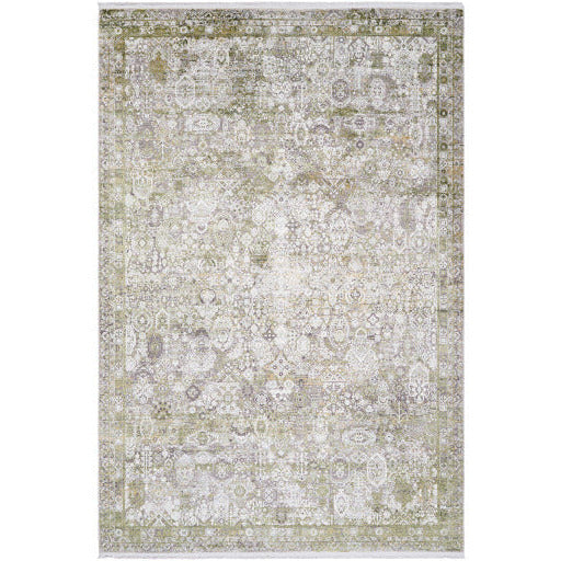 Surya Rugs Solar Collection Olive, Off-White, Taupe & Gray Area Rug SOR-2325 - Image 1