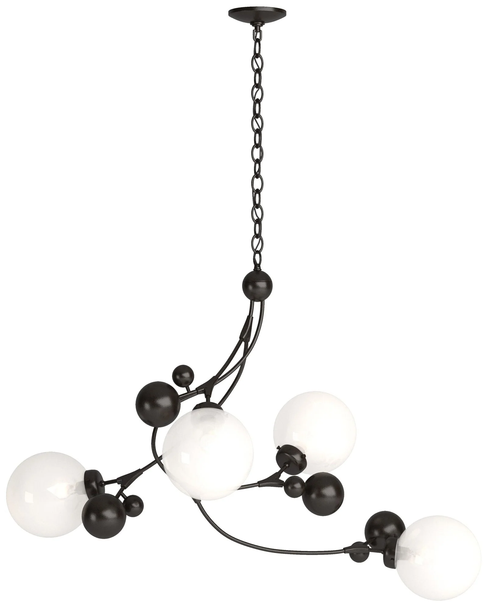 Sprig Pendant - Oil Rubbed Bronze - Opaline - Image 1