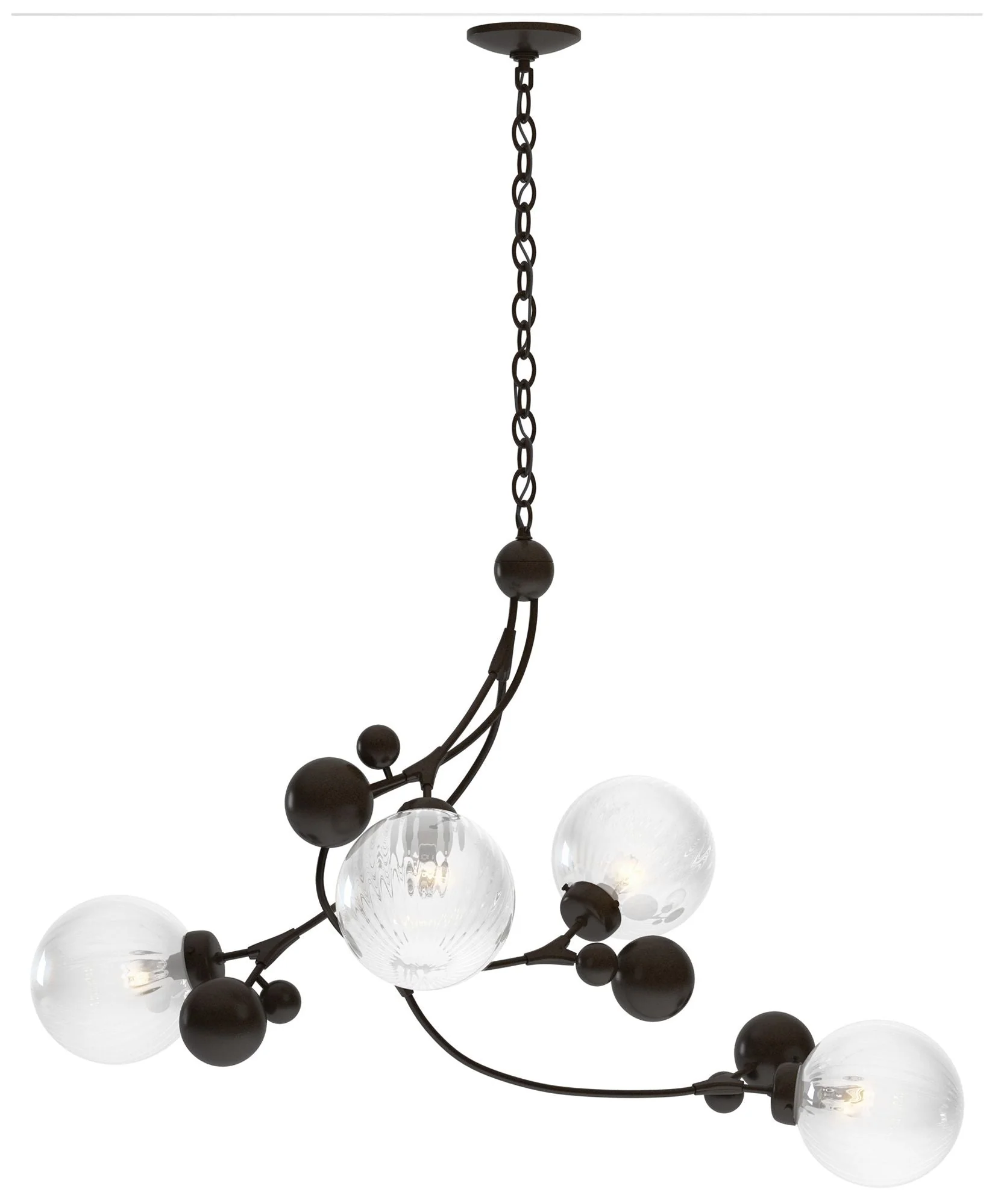 Sprig Pendant - Oil Rubbed Bronze - Water Glass - Image 1