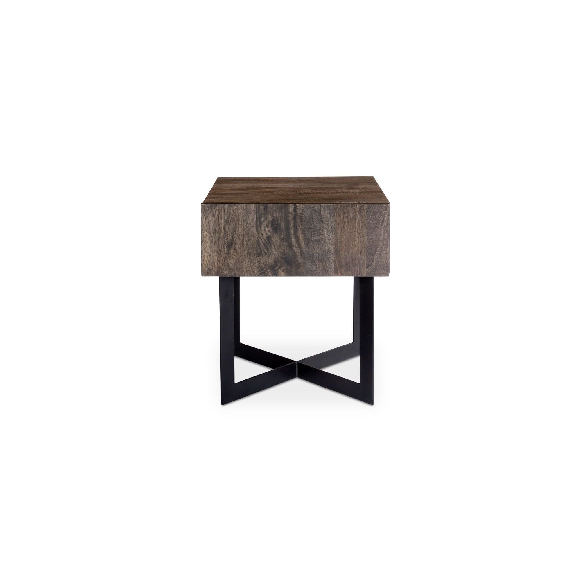 Moe's Home Collection Tiburon Natural Side Table - Image 1
