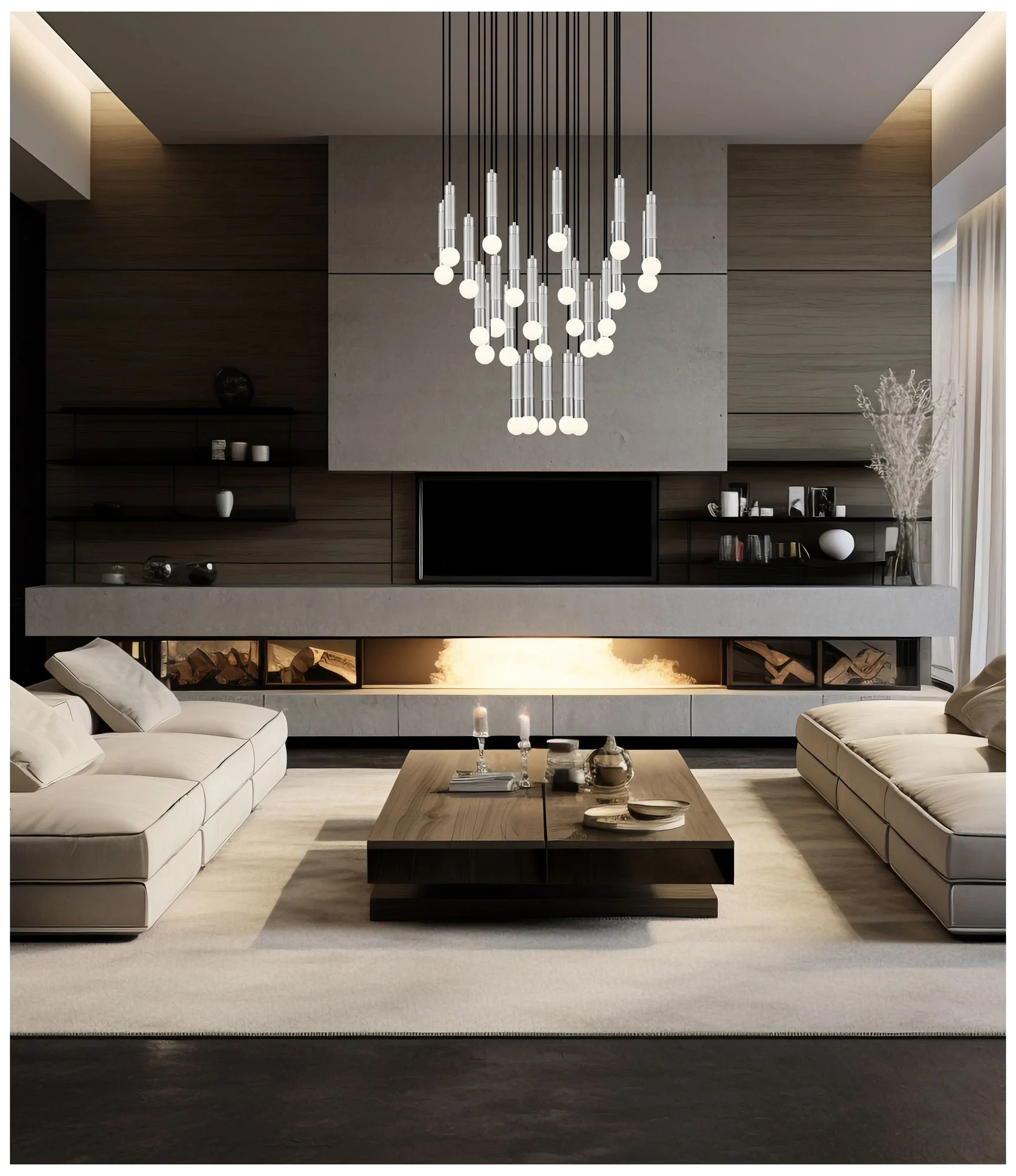 Stari by Z-Lite Brushed Nickel 27 Light Chandelier - Image 3