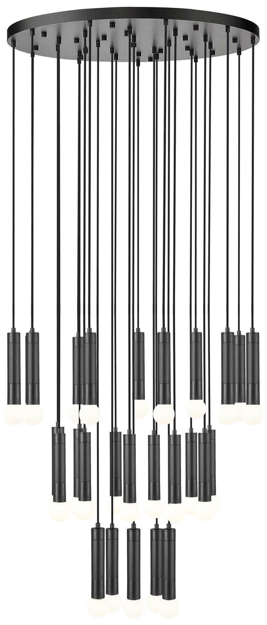 Stari by Z-Lite Matte Black 27 Light Chandelier - Image 1