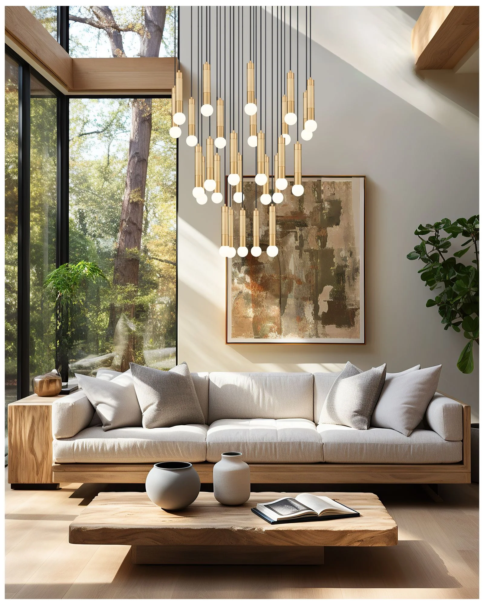 Stari by Z-Lite Modern Gold 27 Light Chandelier - Image 3