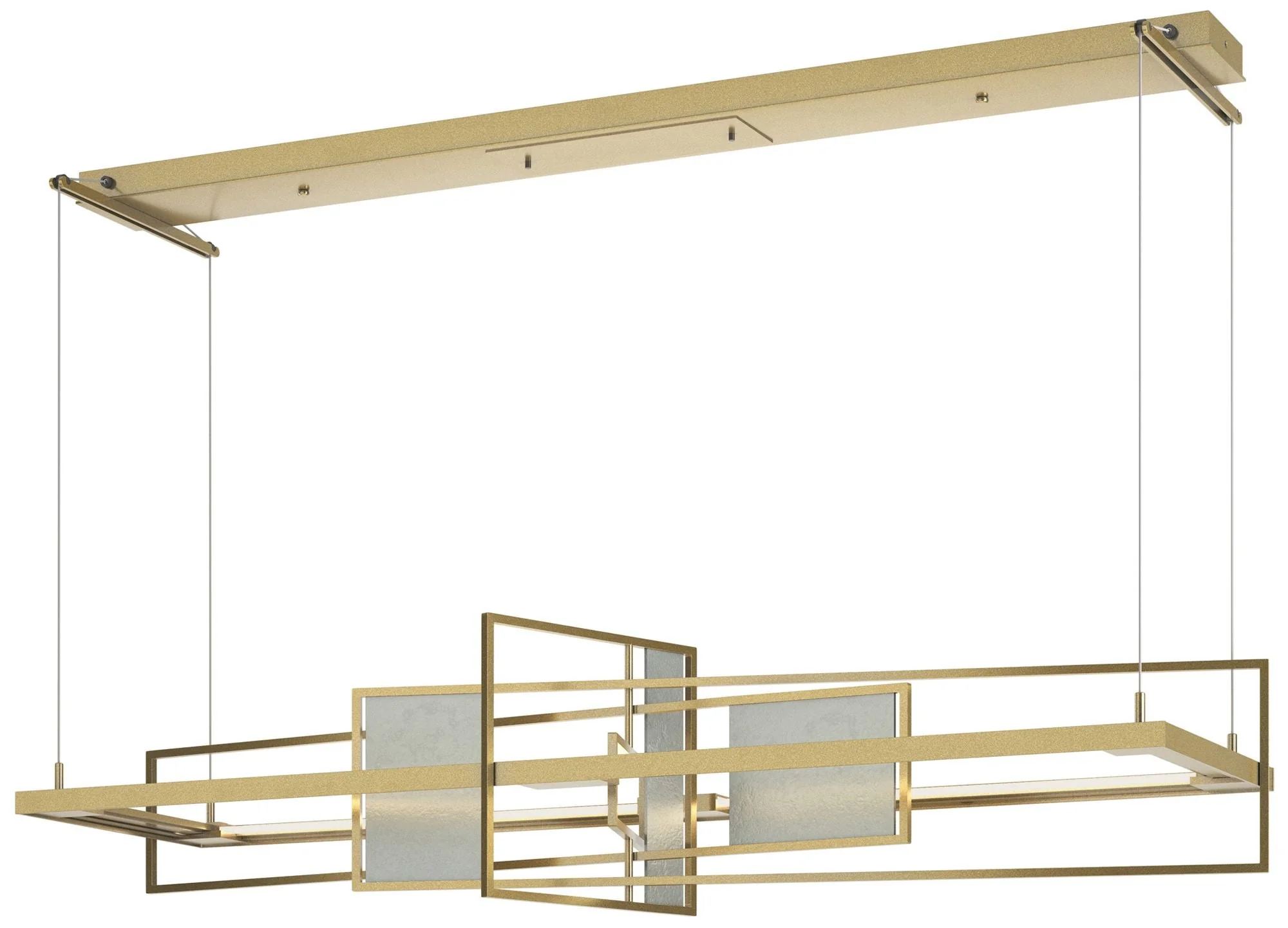 Summer LED Pendant - Modern Brass - Platinum - Image 1