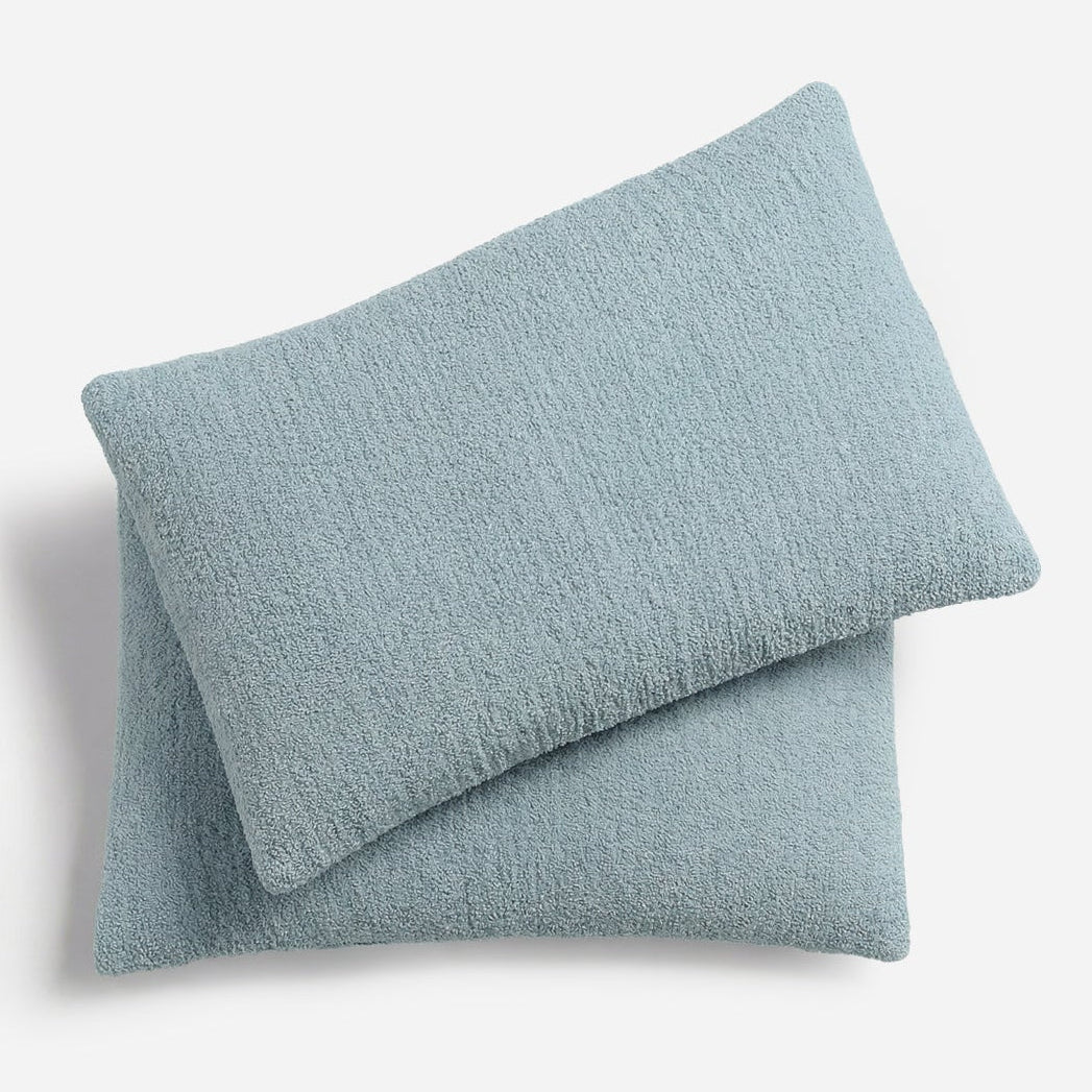 Sunday Citizen Snug Sham Set in Misty Blue ~ Available in King and Standard Sizes