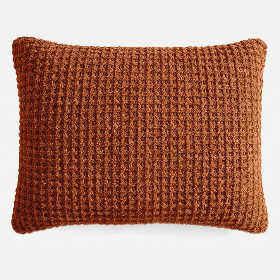 Sunday Citizen Waffle Sham Set in Cinnamon Stick ~ Available in King and Standard Sizes