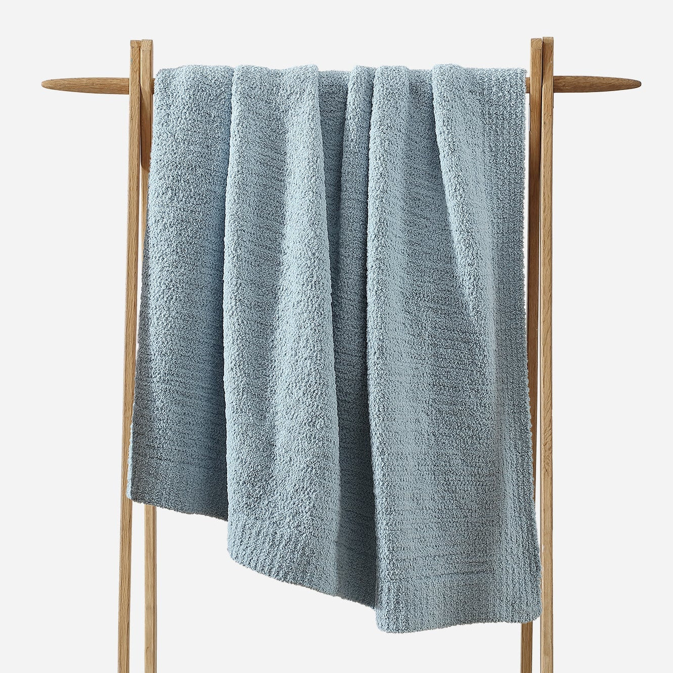 Sunday Citizen Snug Throw in Misty Blue ~ 75 x 52 - Image 1