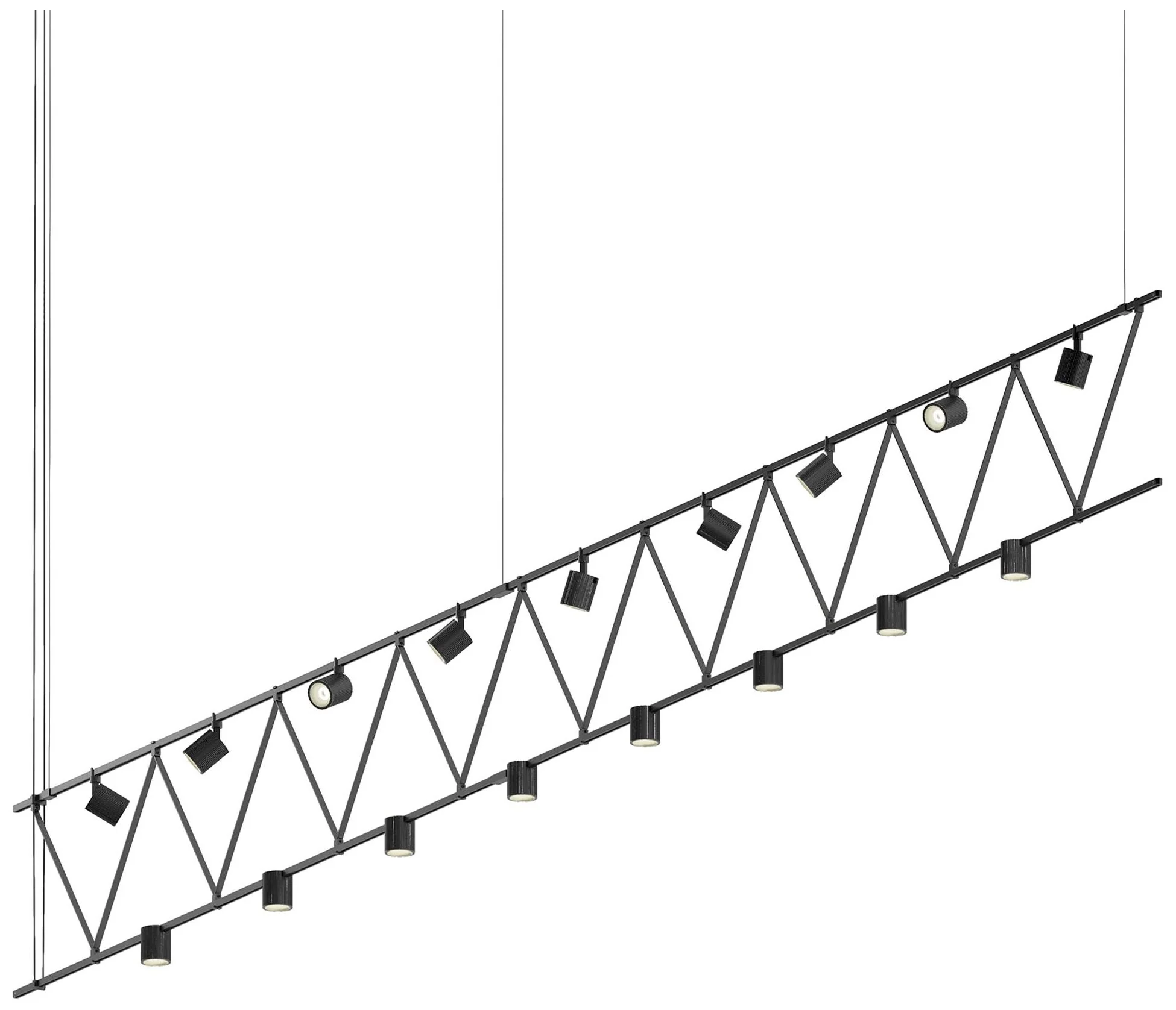 Suspenders 170" Wide Satin Black Power Precise Bar Linear Suspension - Image 1