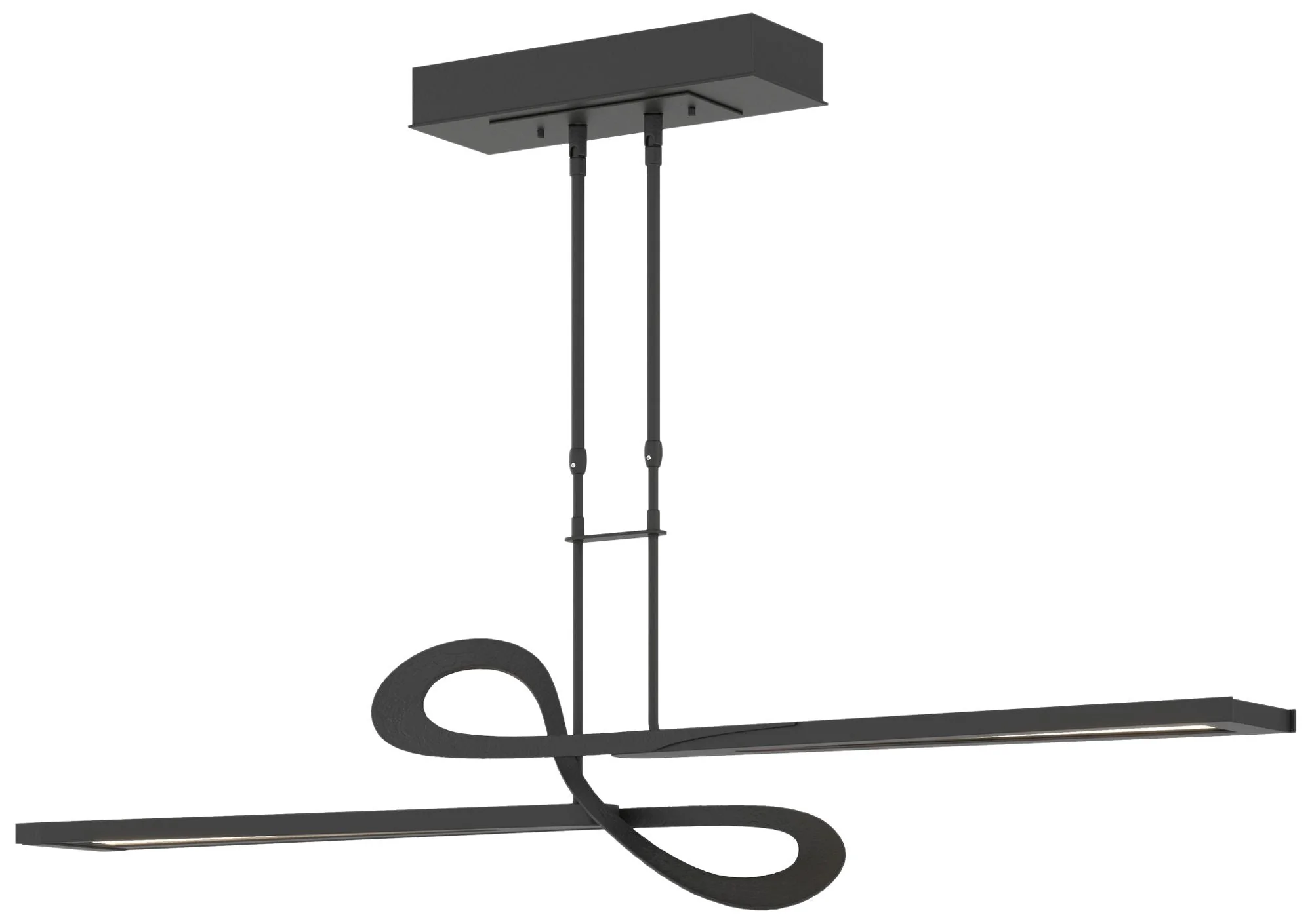 Switchback 49.8" Wide Black LED Pendant - Image 1