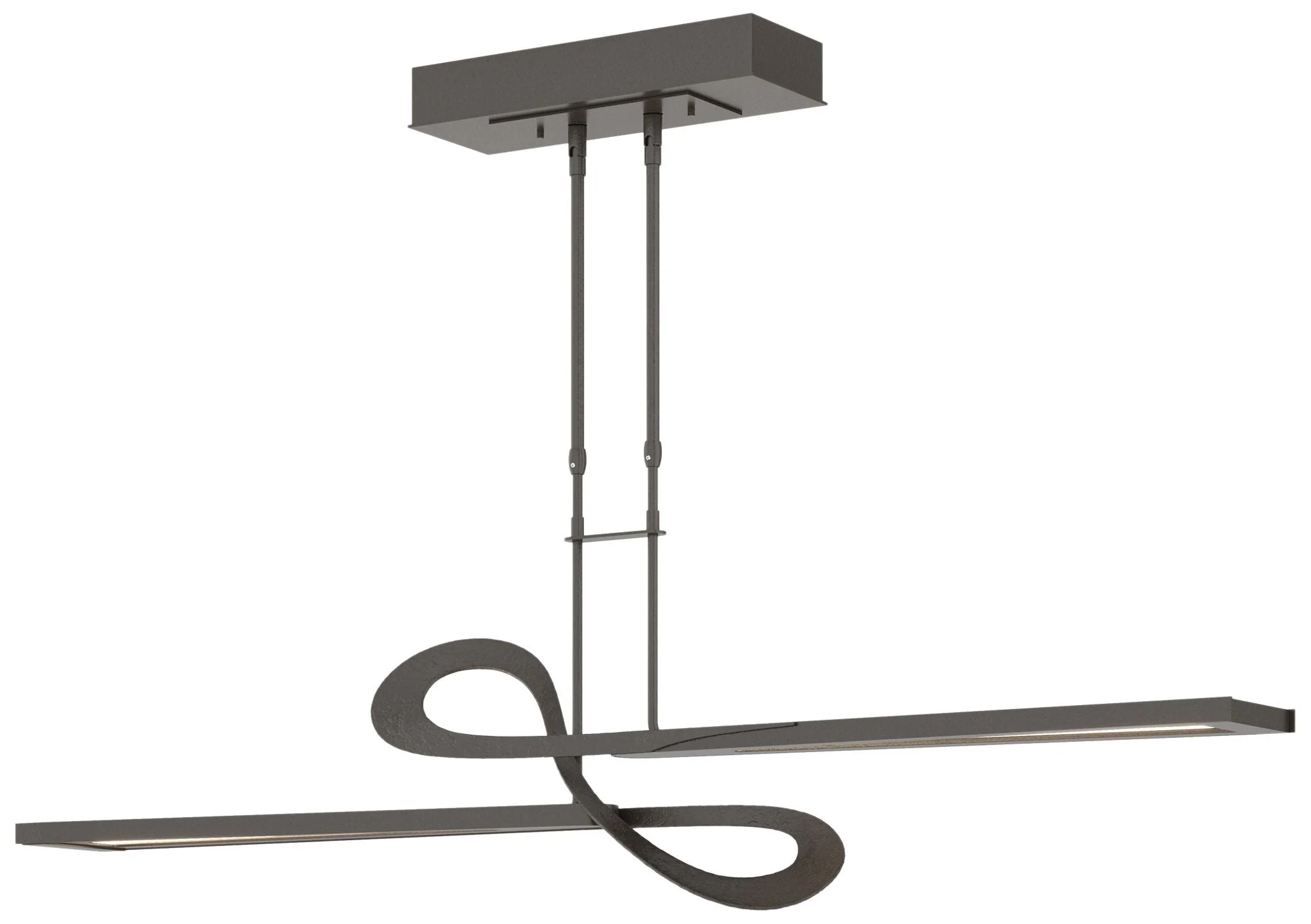 Switchback 49.8" Wide Oil Rubbed Bronze LED Pendant - Image 1