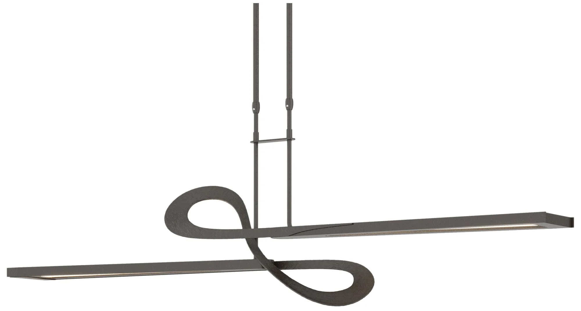 Switchback 49.8" Wide Oil Rubbed Bronze Short Height LED Pendant - Image 1