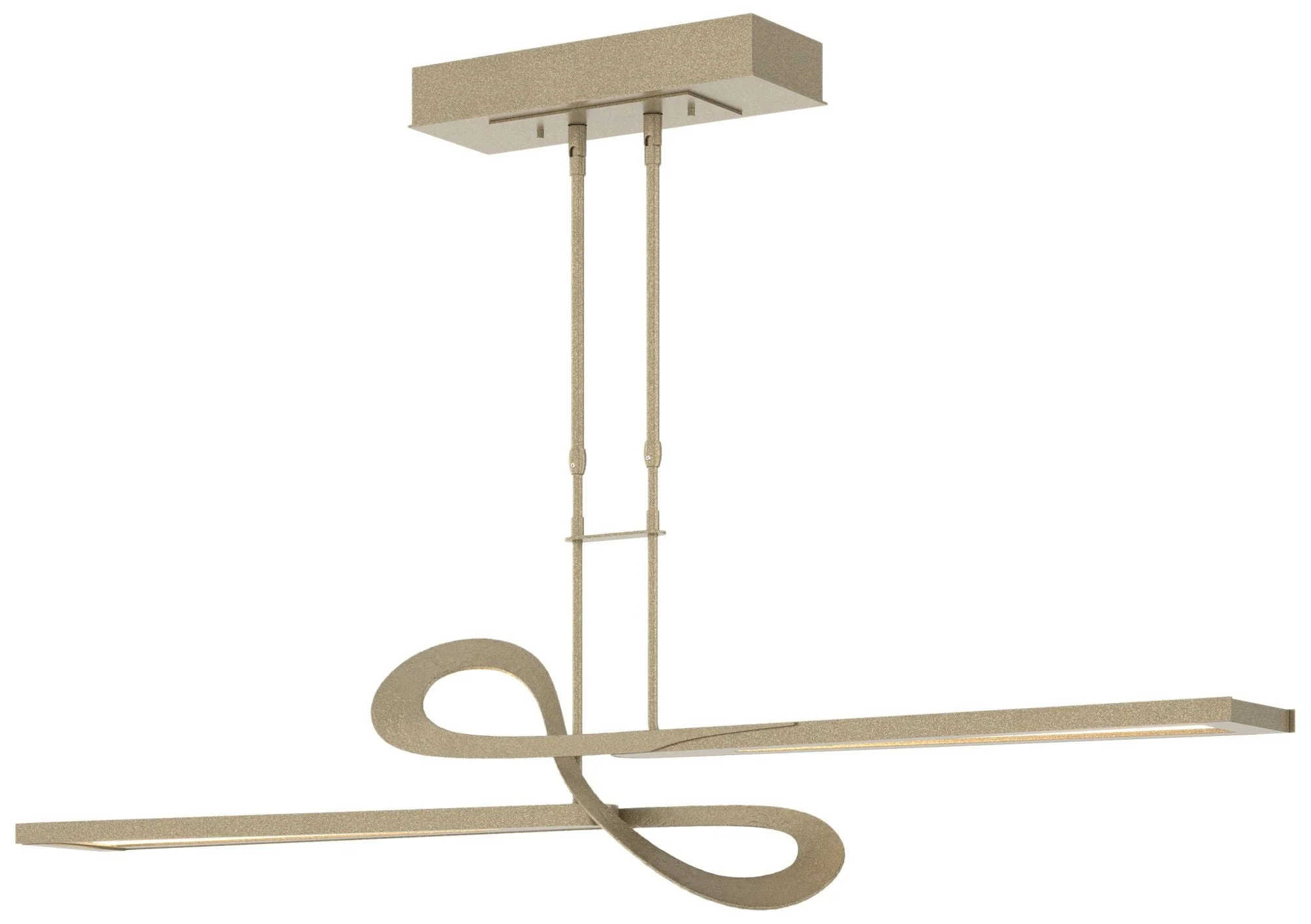 Switchback 49.8" Wide Soft Gold Standard LED Pendant - Image 1