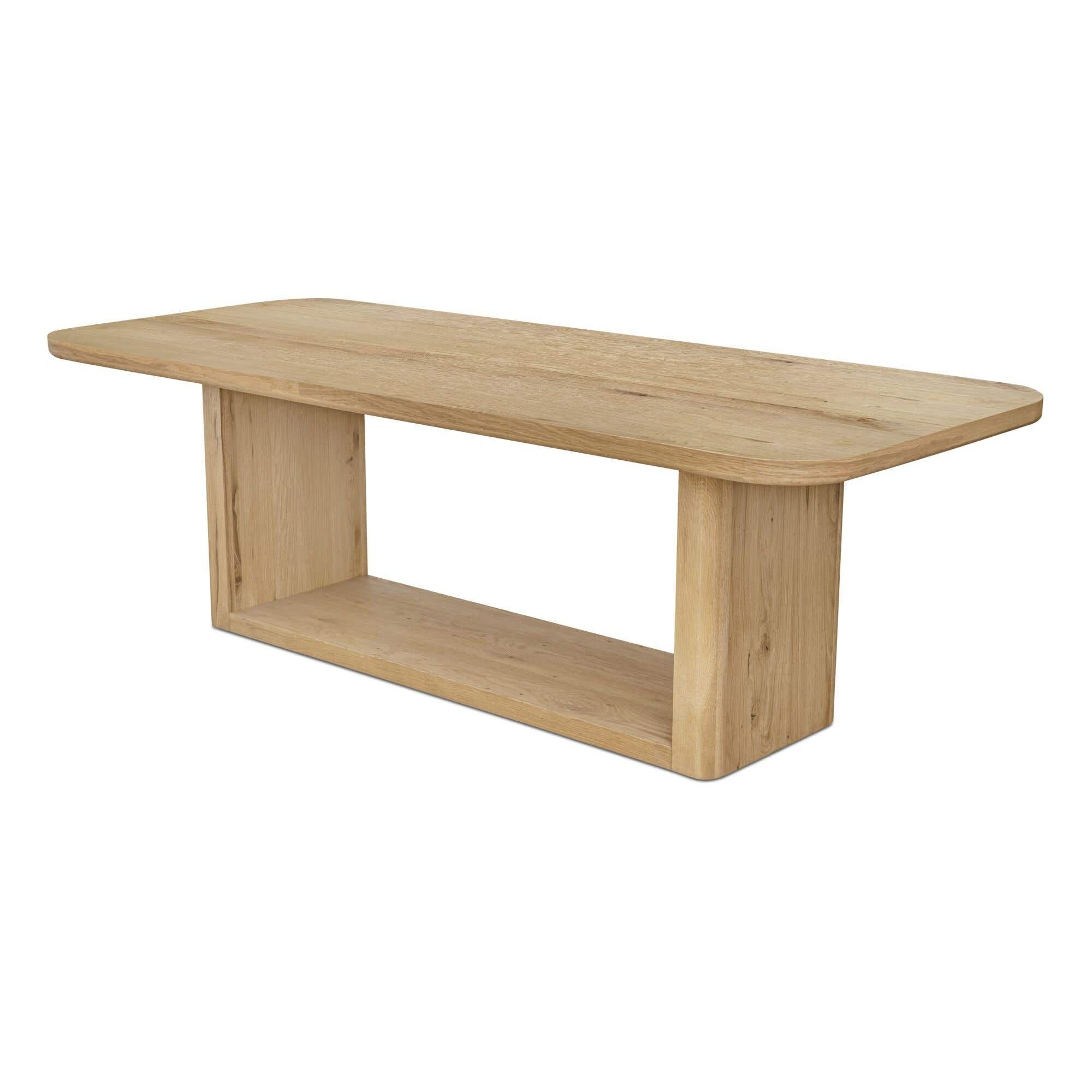 Moe's Home Blake Dining Table Rustic Oak - Image 3