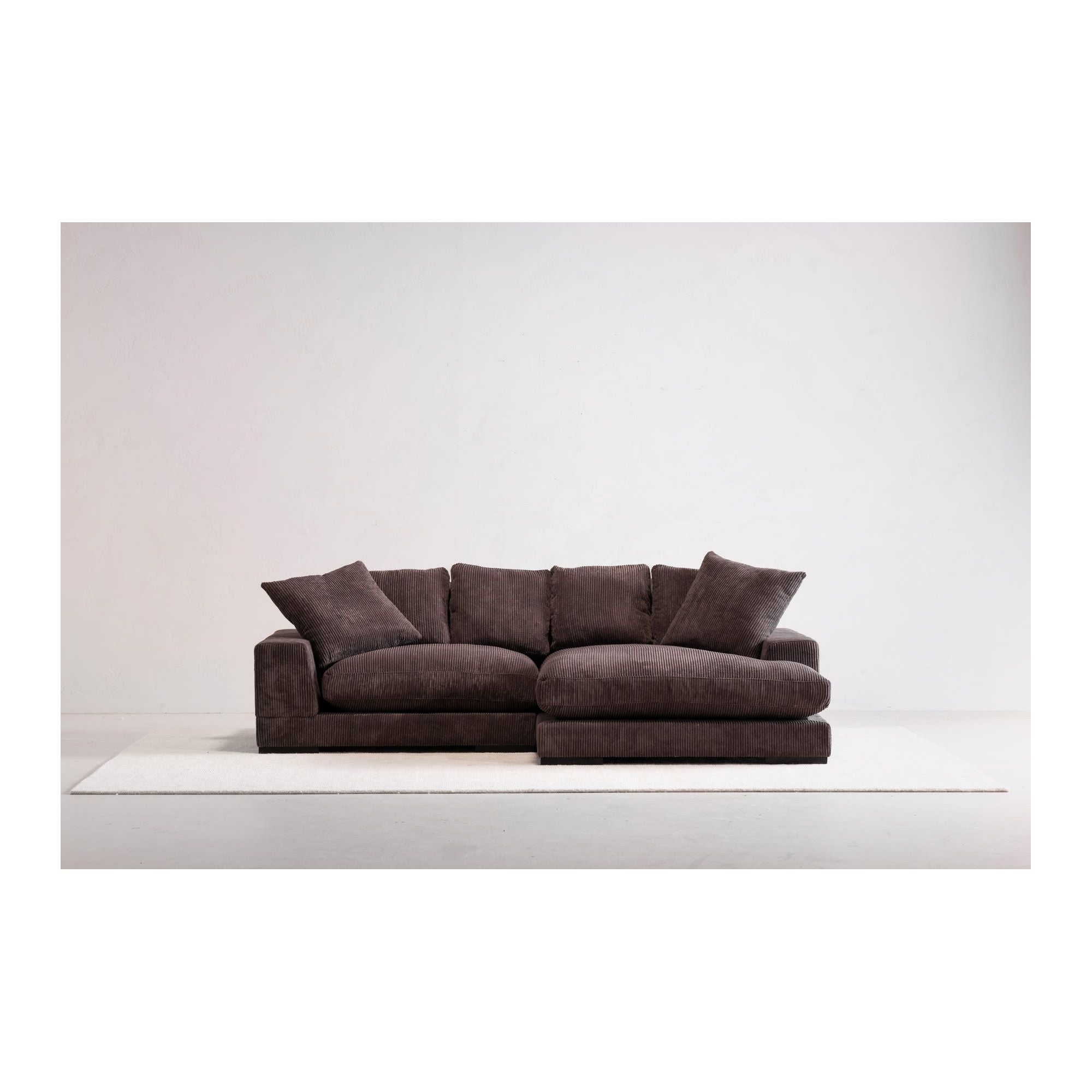 Moe's Home Collection Plunge Dark Brown Sectional - Image 2