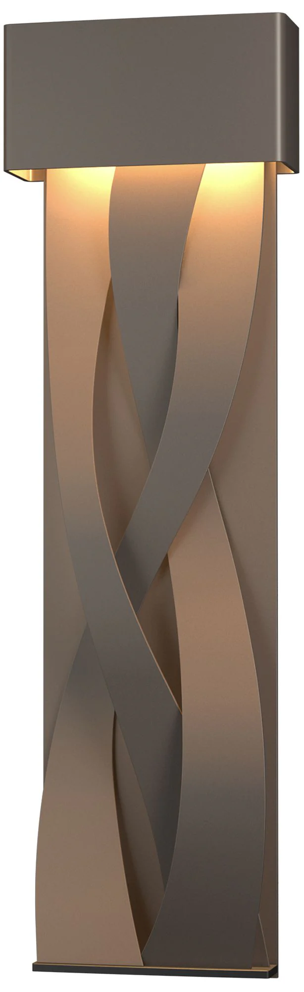Tress Large Dark Sky LED Outdoor Sconce - Smoke Finish - Image 1