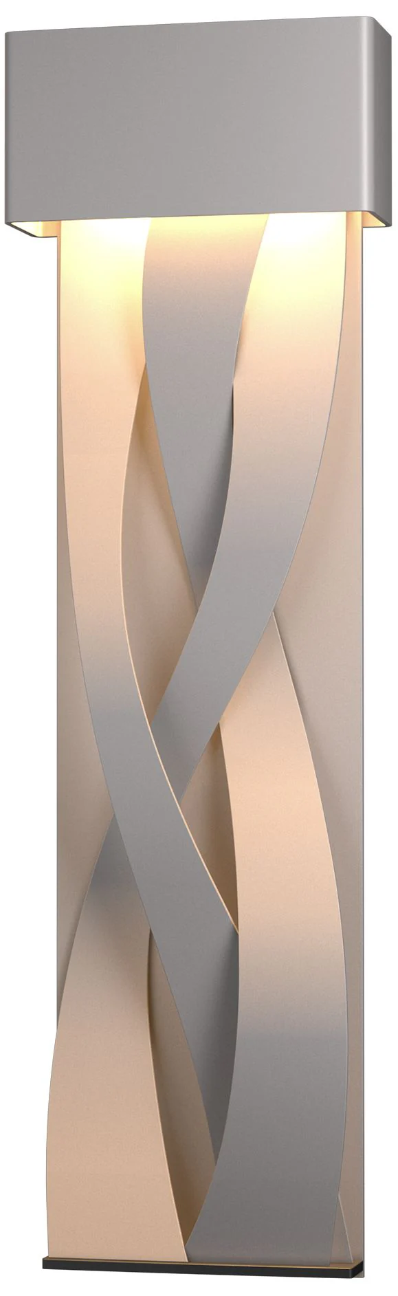 Tress Large Dark Sky LED Outdoor Sconce - Steel Finish - Image 1