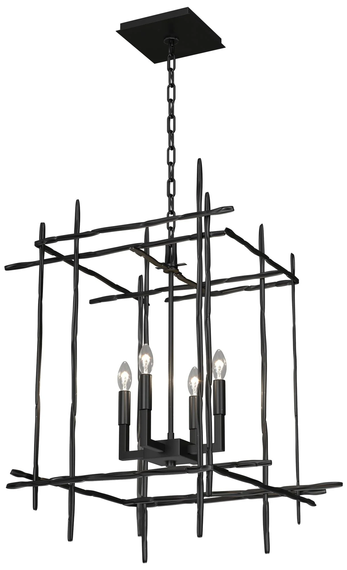 Tura 20" Wide 4-Light Ink Medium Chandelier - Image 1