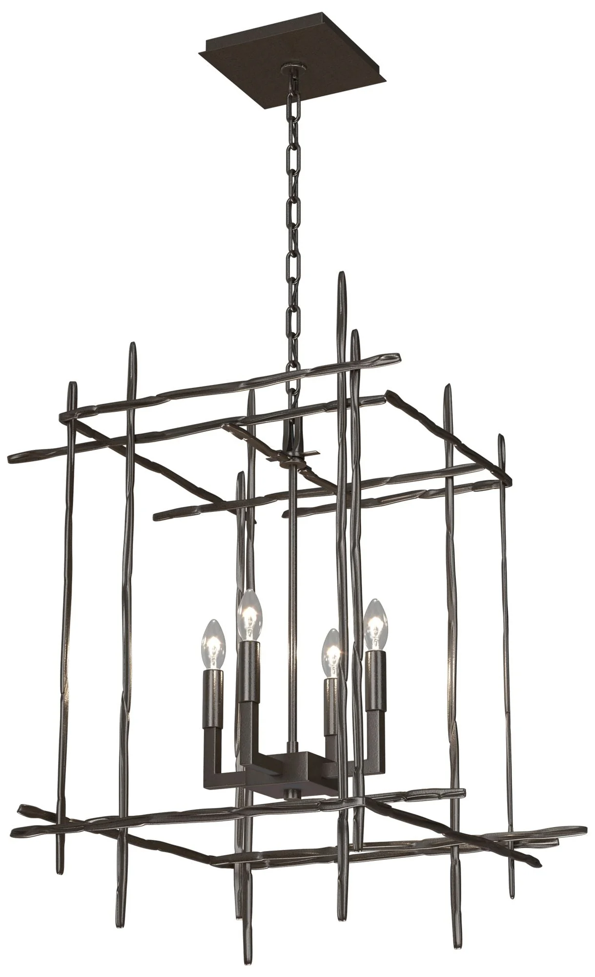 Tura 20" Wide 4-Light Oil Rubbed Bronze Medium Chandelier - Image 1