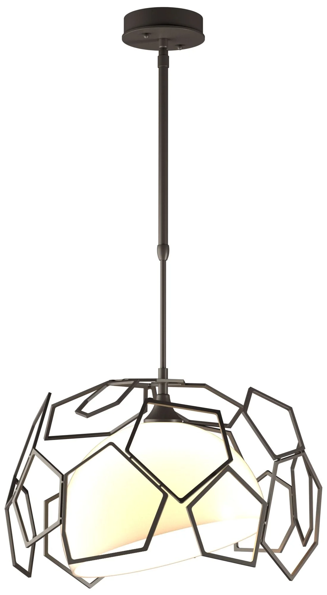 Umbra Outdoor Pendant - Dark Smoke Finish - Opal Glass - Standard - Image 1