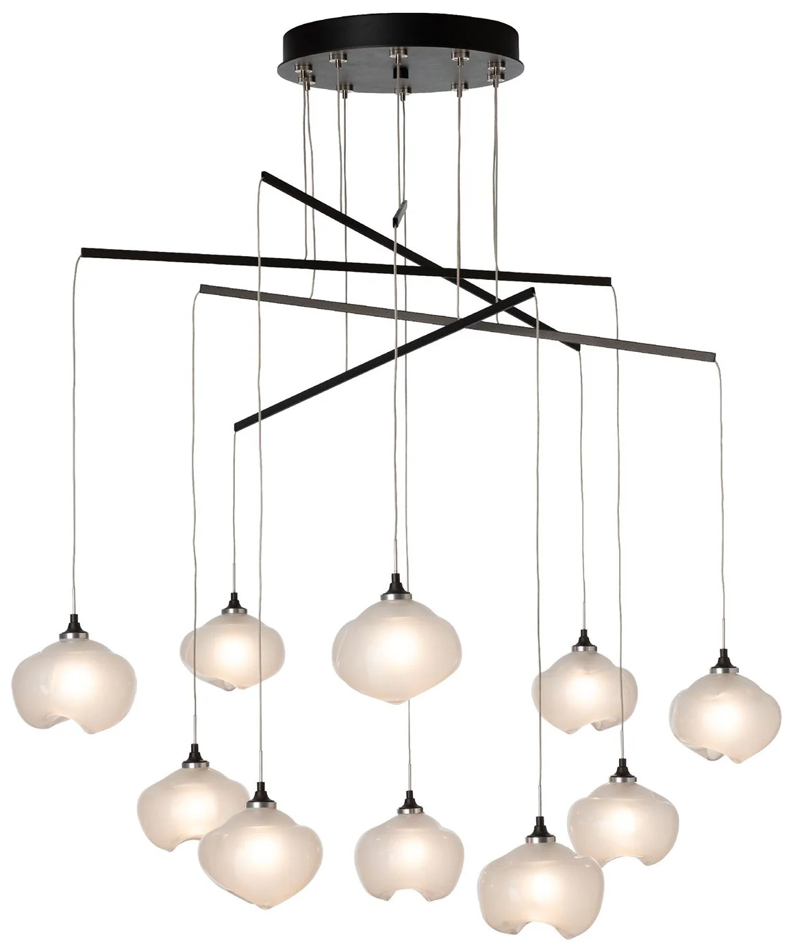 Ume 38.7" Wide 10-Light Oil Rubbed Bronze Mobile Pendant - Image 1