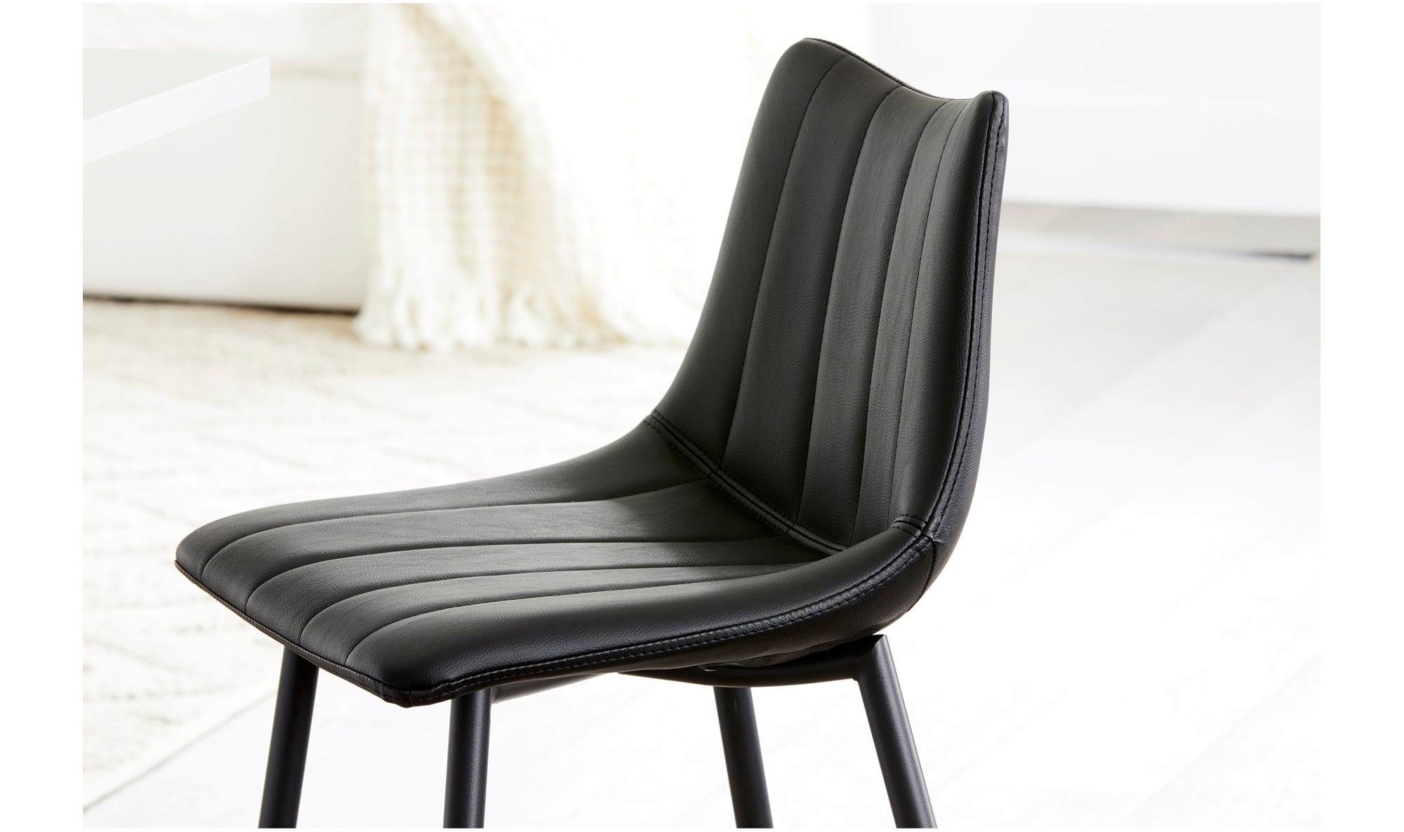 Moe's Home Alibi Counter Stool Matte Black - Set Of Two - Image 2
