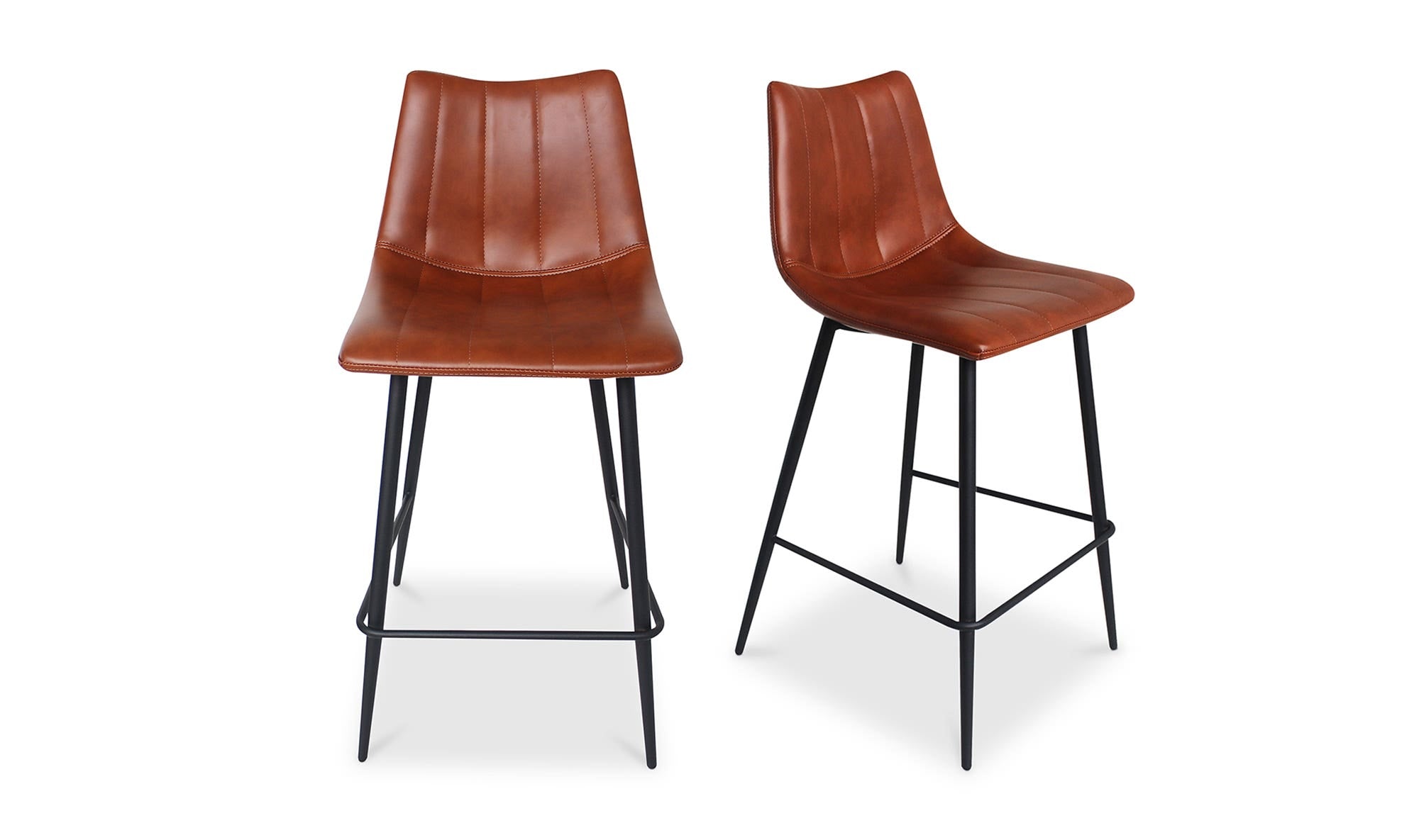 Moe’s Home Alibi Counter Stool Brown – Set Of Two