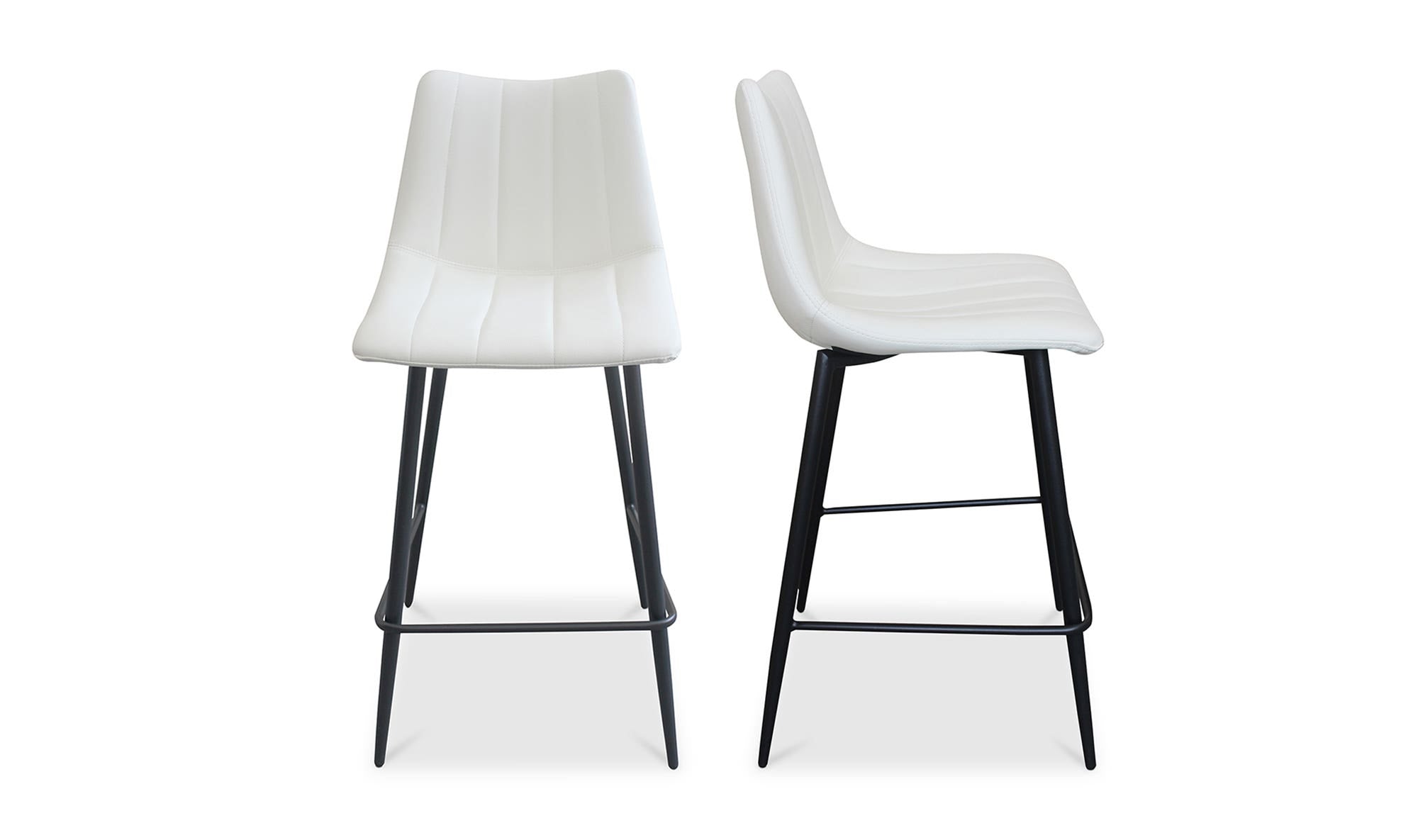 Moe's Home Alibi Counter Stool Ivory - Set Of Two - Image 1