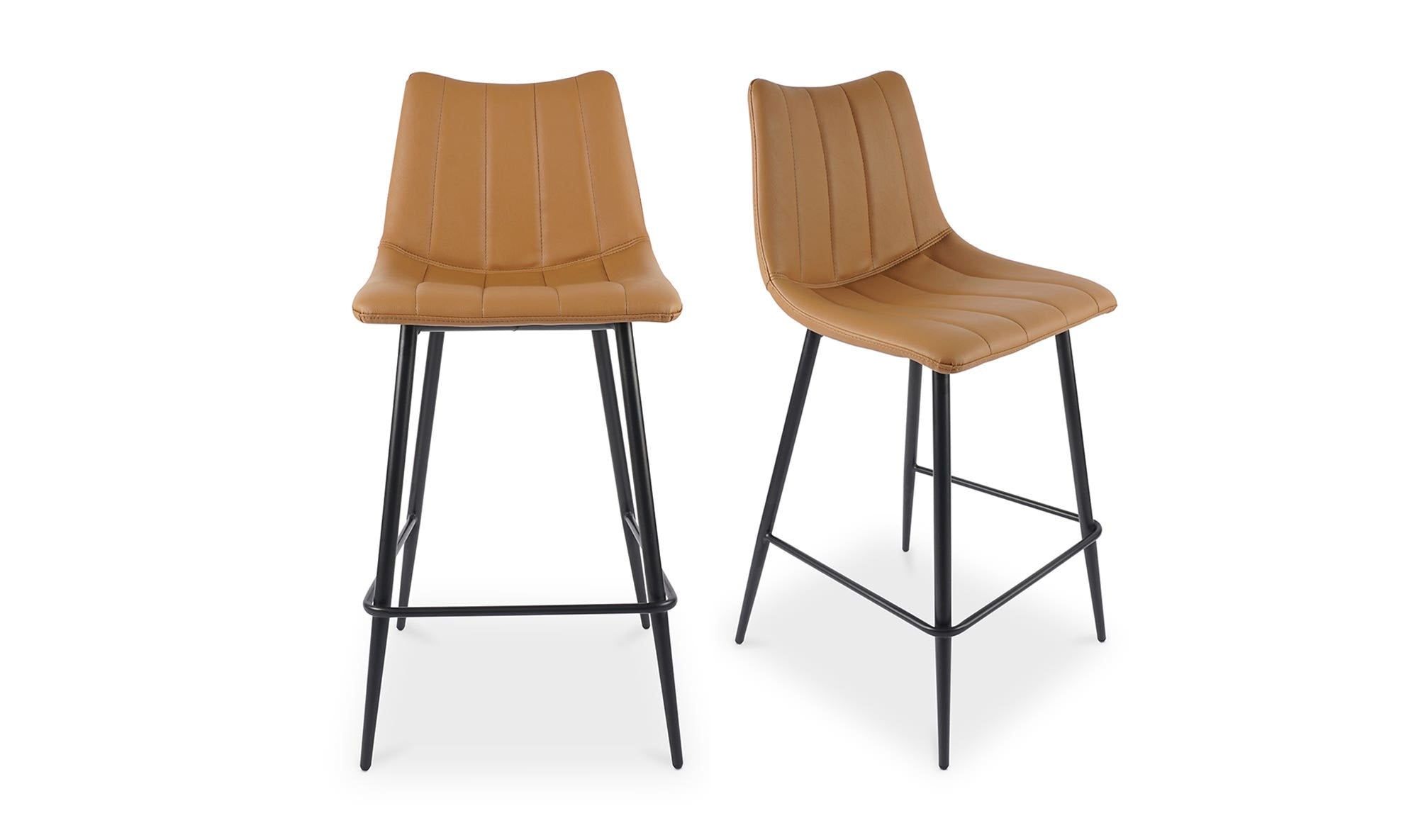 Moe's Home Alibi Counter Stool Tan - Set Of Two - Image 1