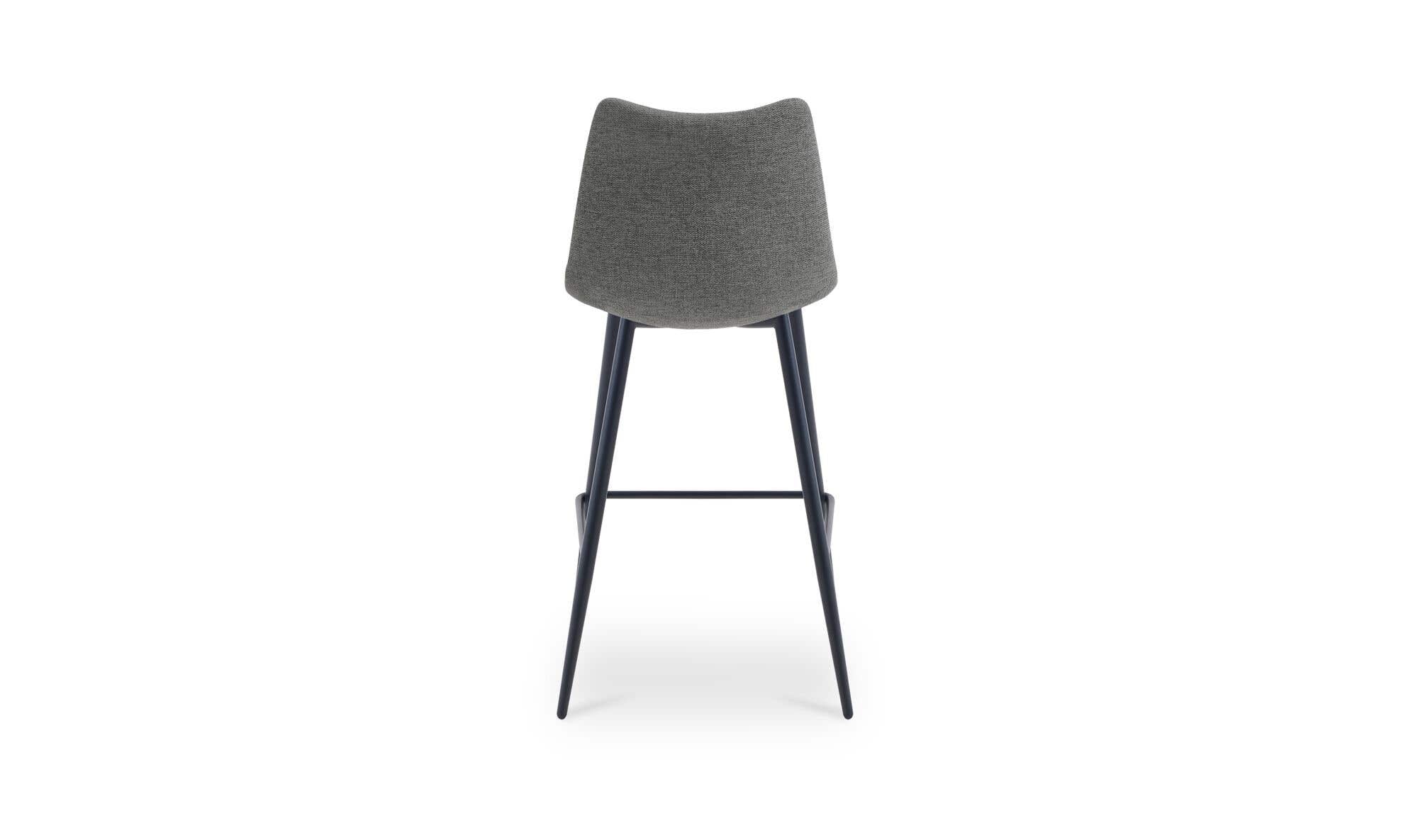 Moe's Home Alibi Counter Stool  Dark Grey-Set of Two - Image 3