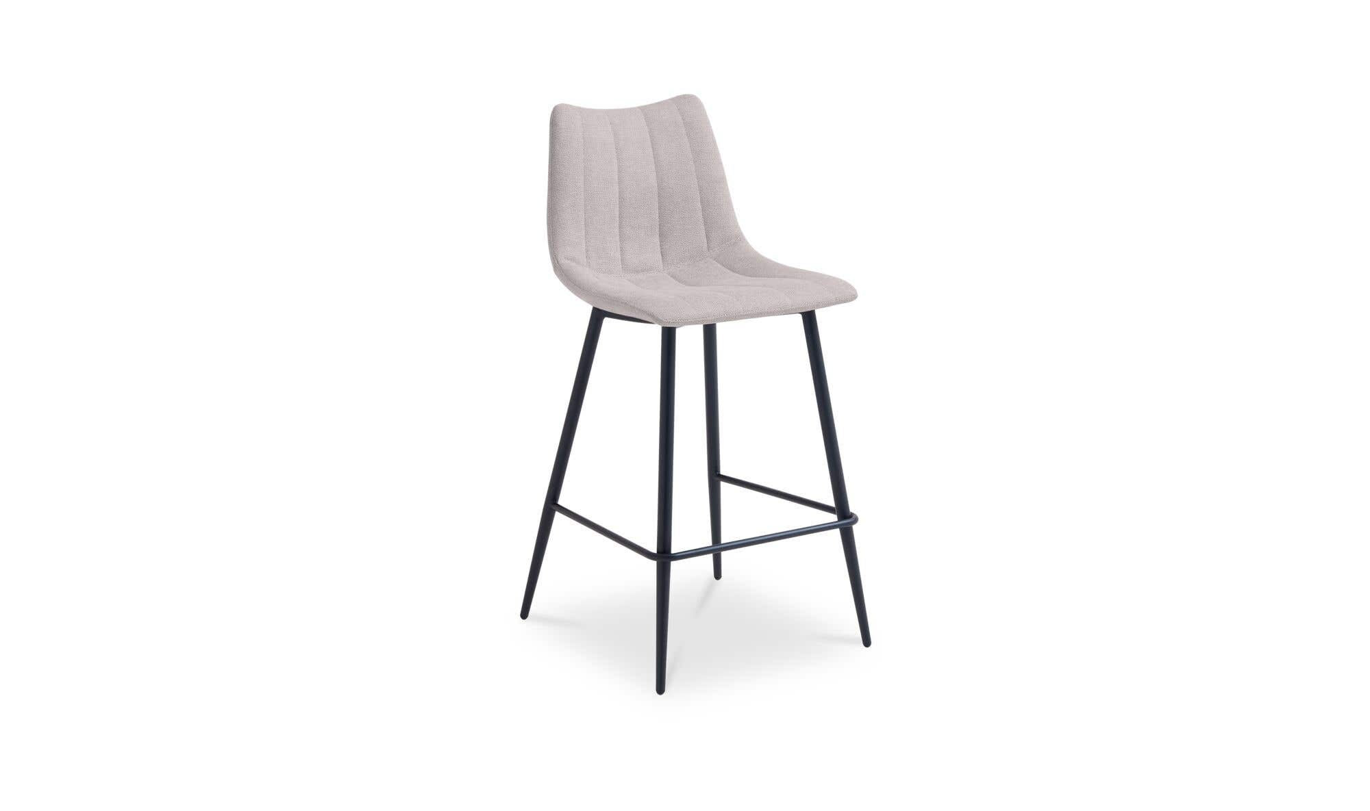 Moe's Home Alibi Counter Stool Beige-Set of Two - Image 3