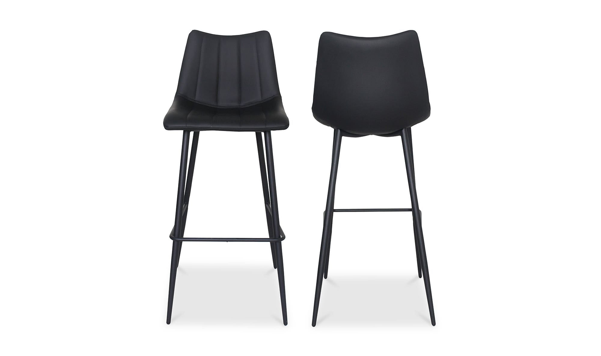 Moe’s Home Alibi Barstool Matte Black – Set Of Two