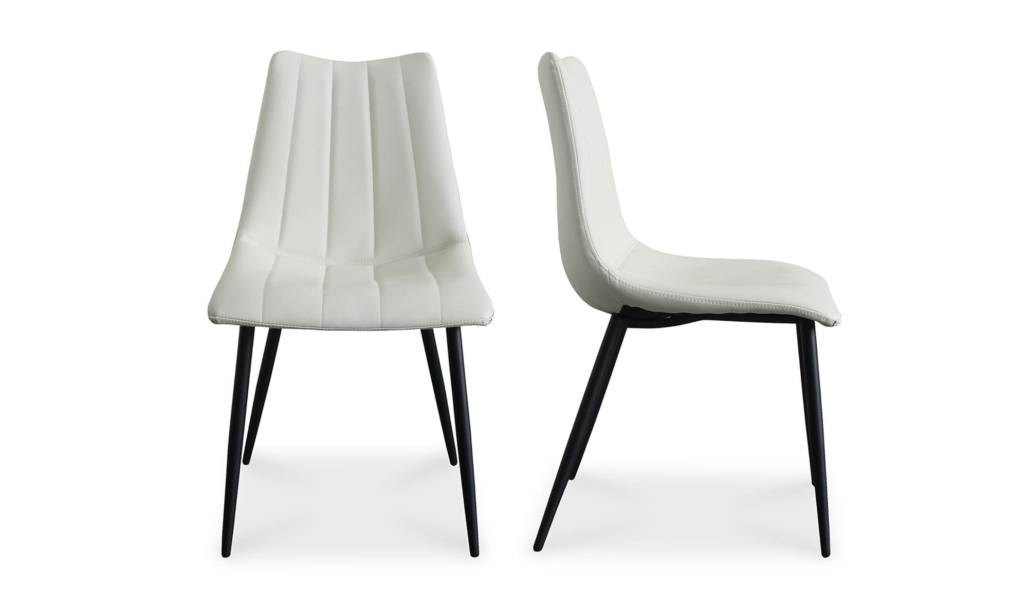 Moe’s Home Alibi Dining Chair Ivory – Set Of Two