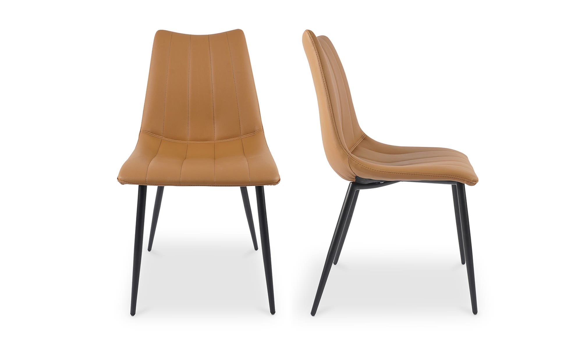 Moe's Home Alibi Dining Chair Tan - Set Of Two - Image 1