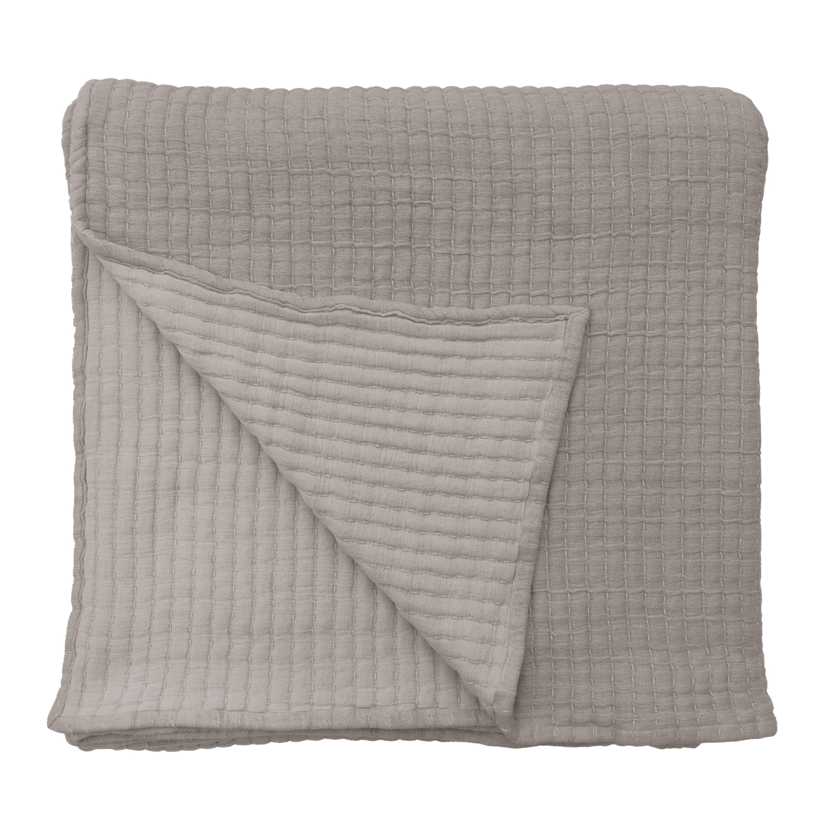 Pom Pom at Home Vancouver Grey Coverlet and Pillow Shams ~ Available in Twin, Queen and King Sizes - Image 3