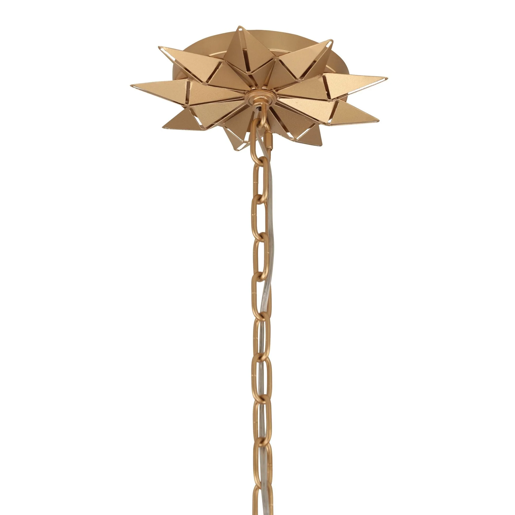 Varaluz Forever 30" Wide French Gold Drum Pendant Light - Image 3