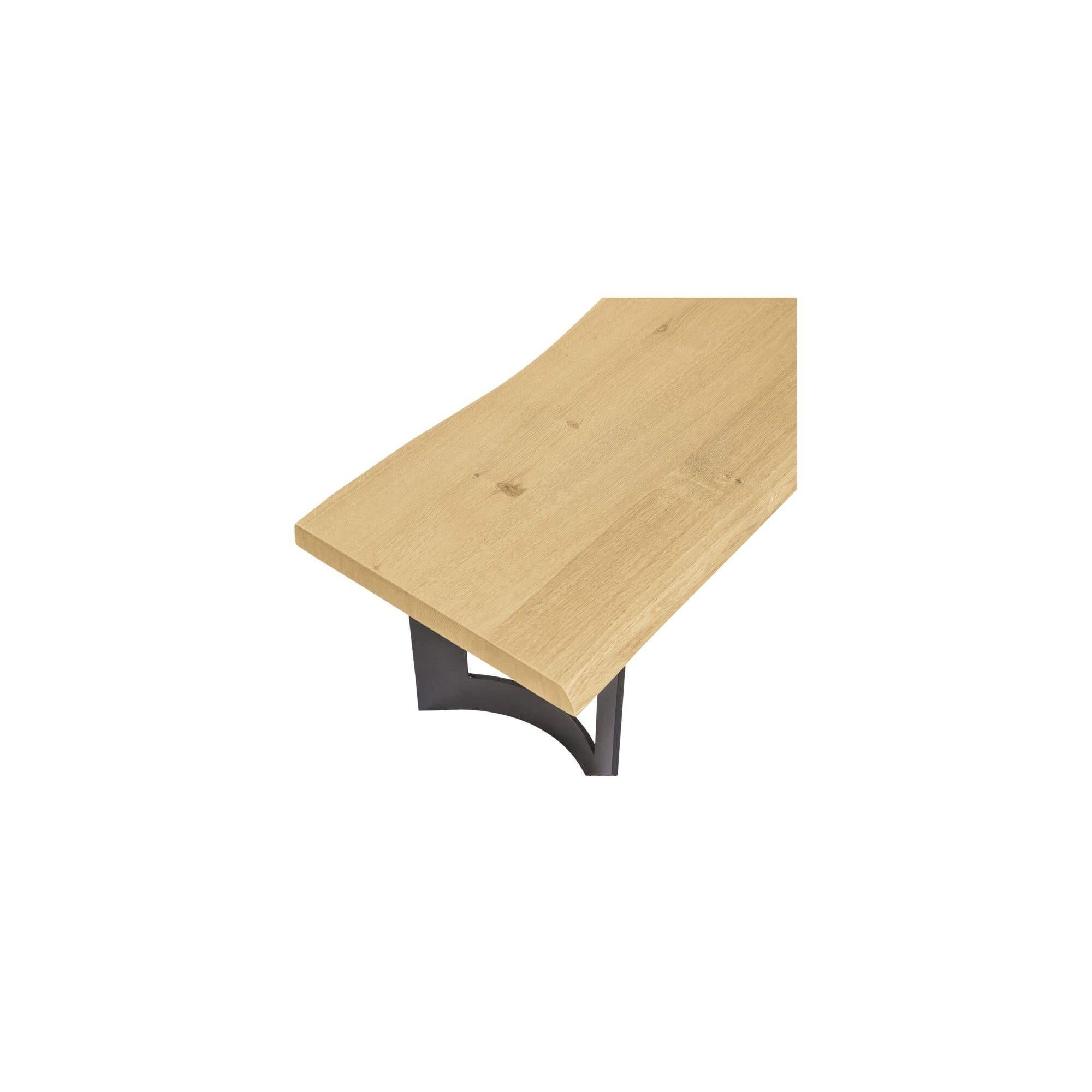 Moe's Home Bent Bench Small Oak - Image 3