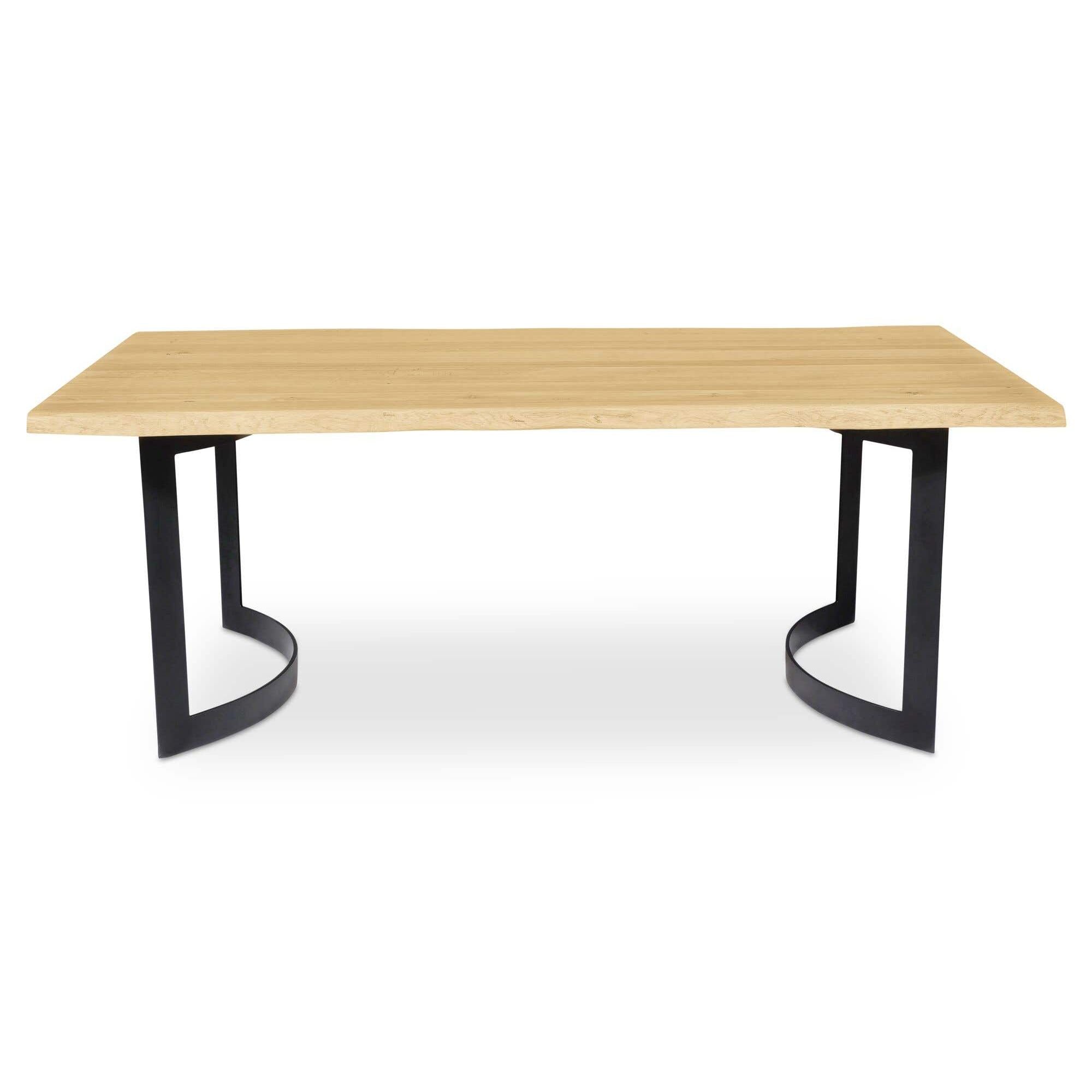 Moe's Home Bent Dining Table Extra Small Oak - Image 1